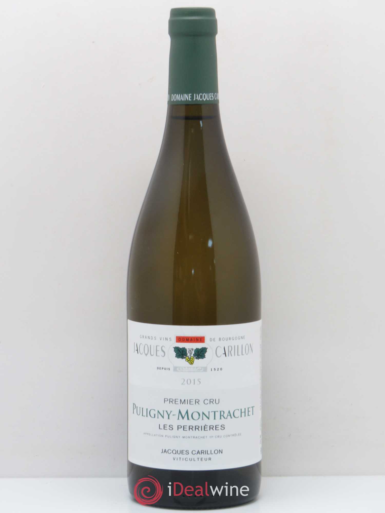 Puligny-Montrachet 1er Cru Jacques Carillon 2015 - Lot de 1 bouteille - 0