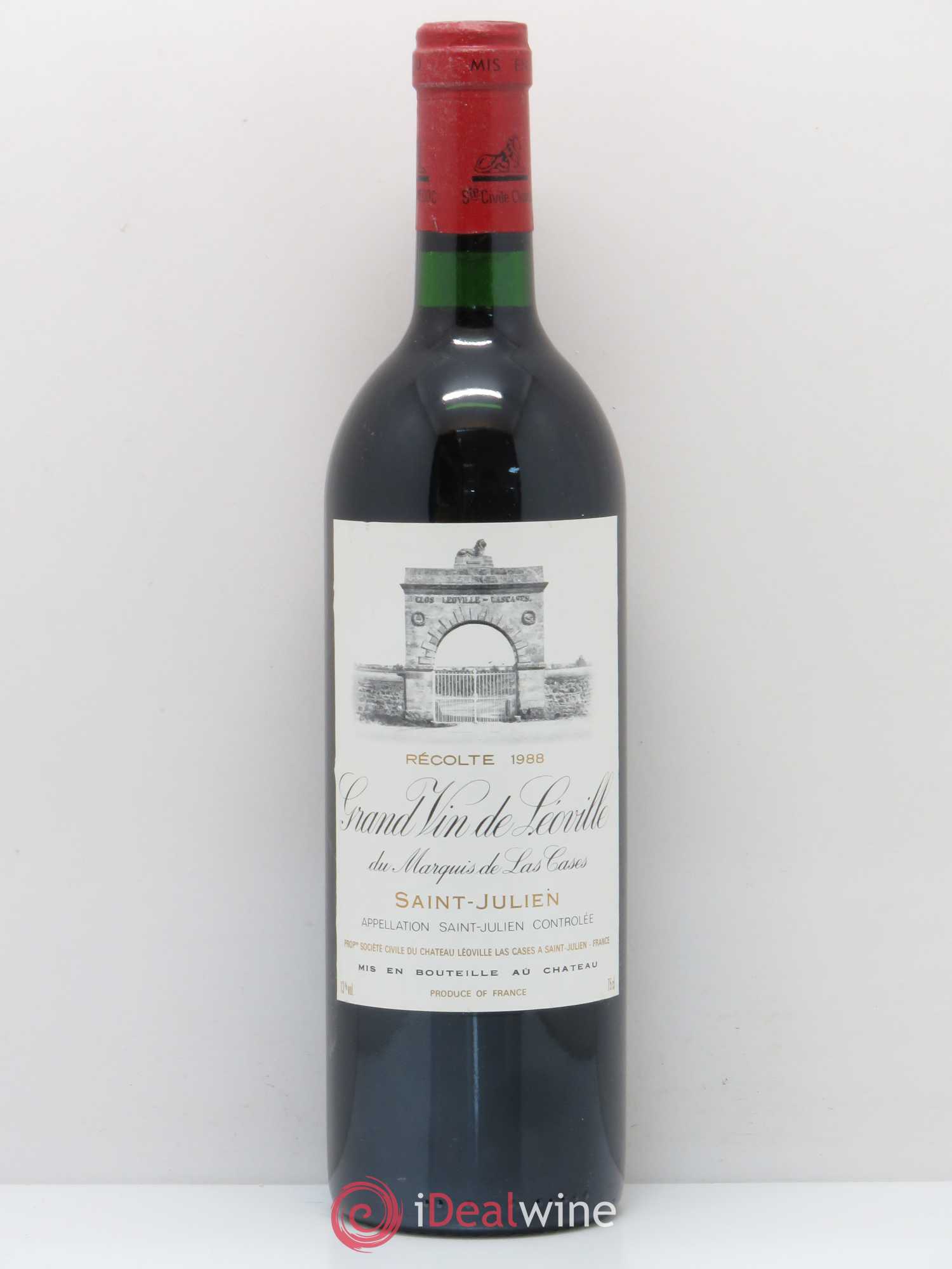 Château Léoville Las Cases 2ème Grand Cru Classé 1988 - Lot de 1 bouteille - 0
