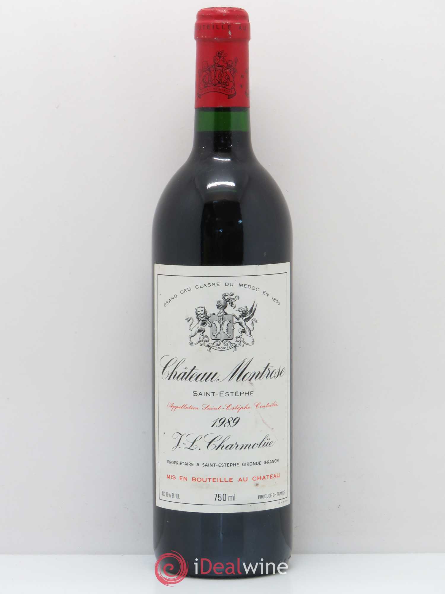 Château Montrose 2ème Grand Cru Classé 1989 - Lot de 1 bouteille - 0