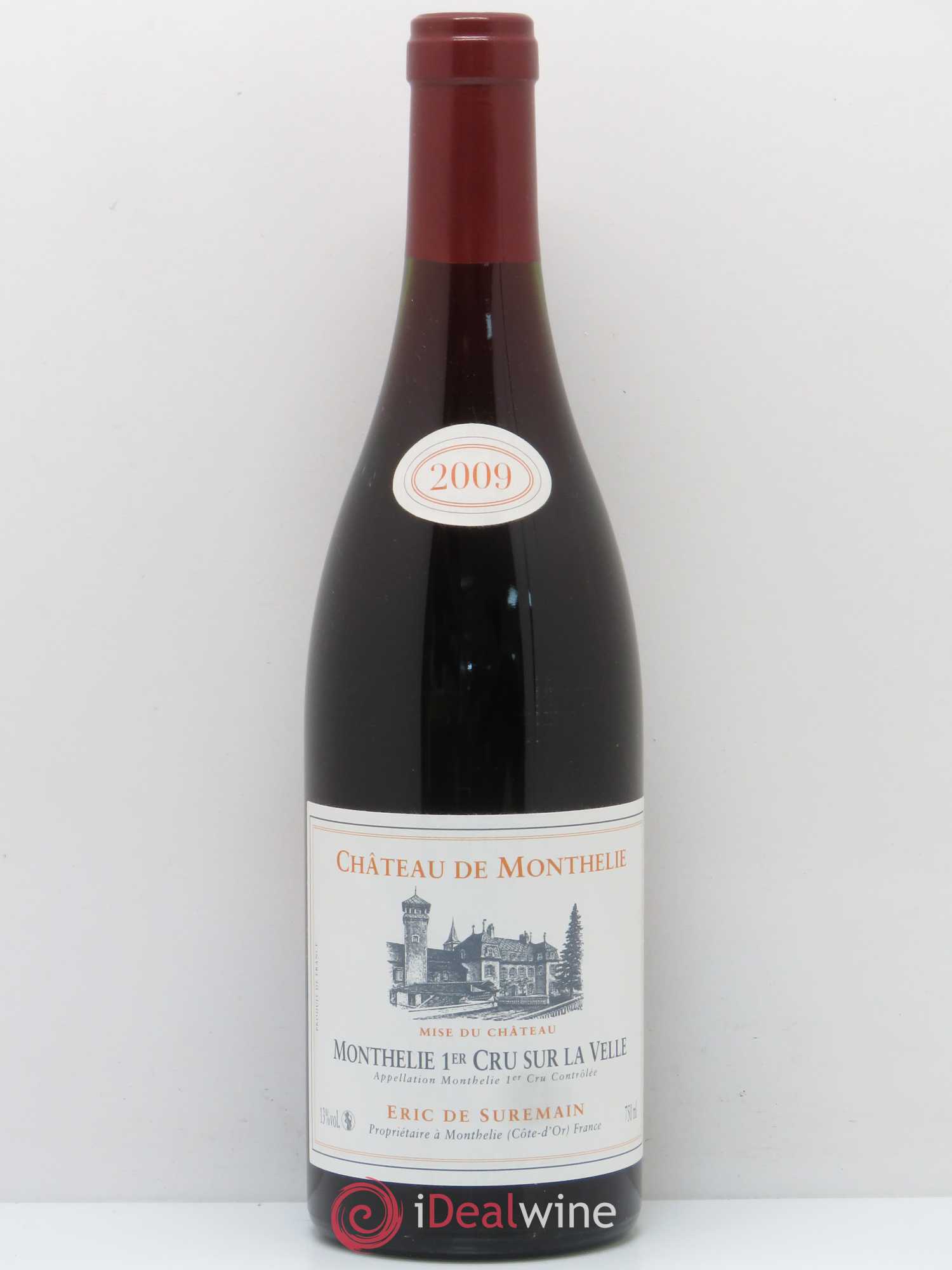 Monthélie 1er Cru Sur La Velle Domaine Eric de Suremain 2009 - Posten von 1 Flasche - 0
