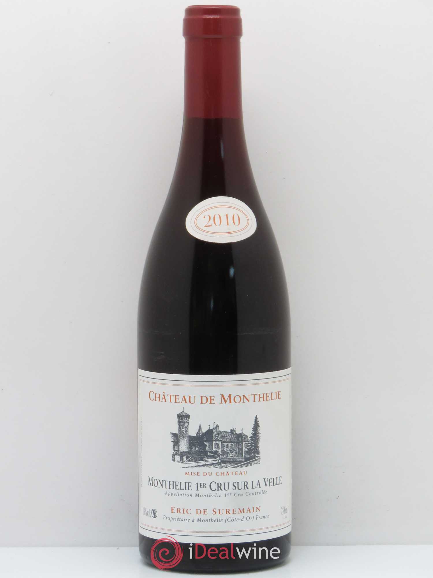 Monthélie 1er Cru Sur La Velle Domaine Eric de Suremain 2010 - Posten von 1 Flasche - 0