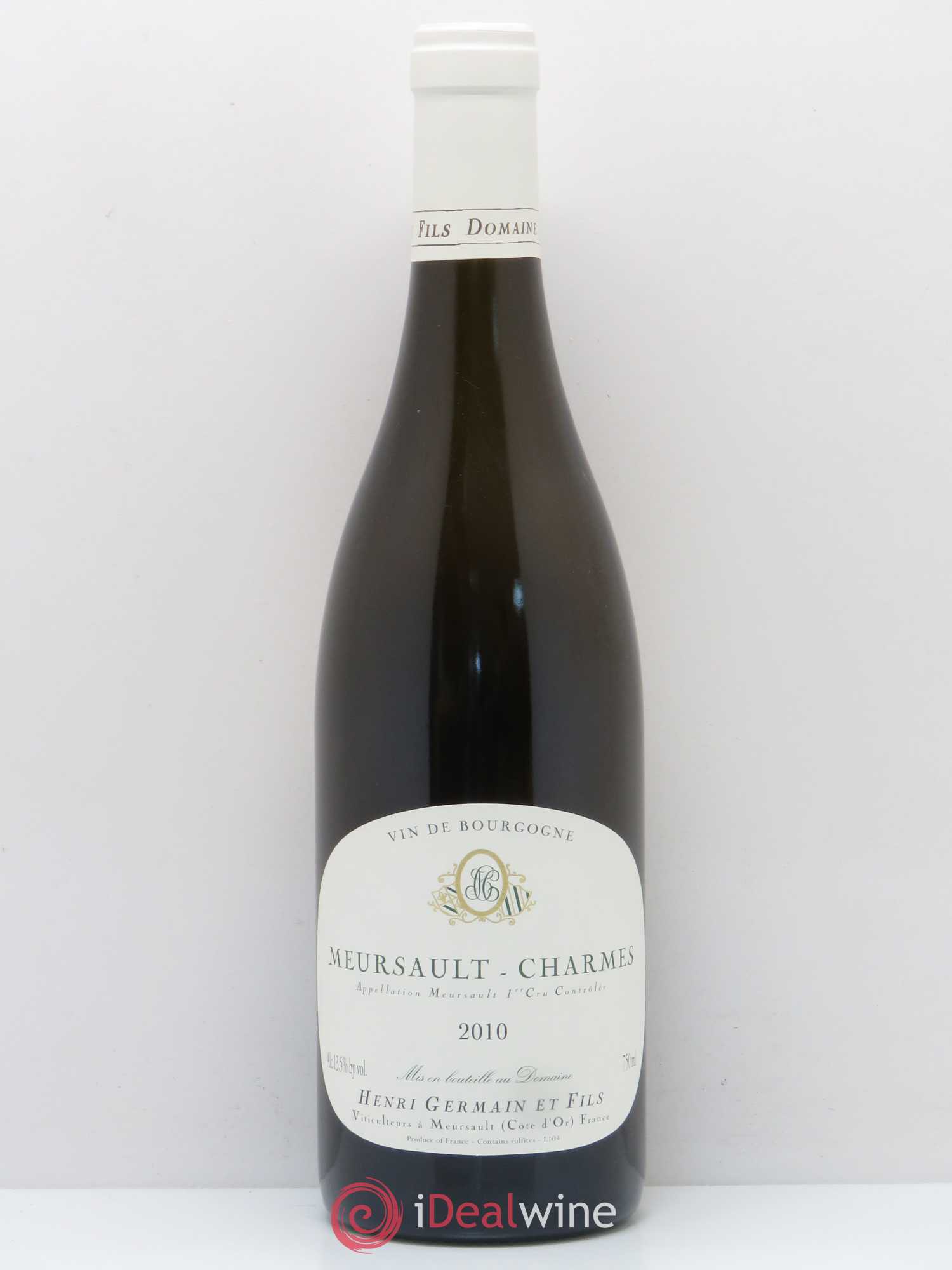 Meursault 1er Cru Charmes Domaine Henri Germain 2010 - Posten von 1 Flasche - 0