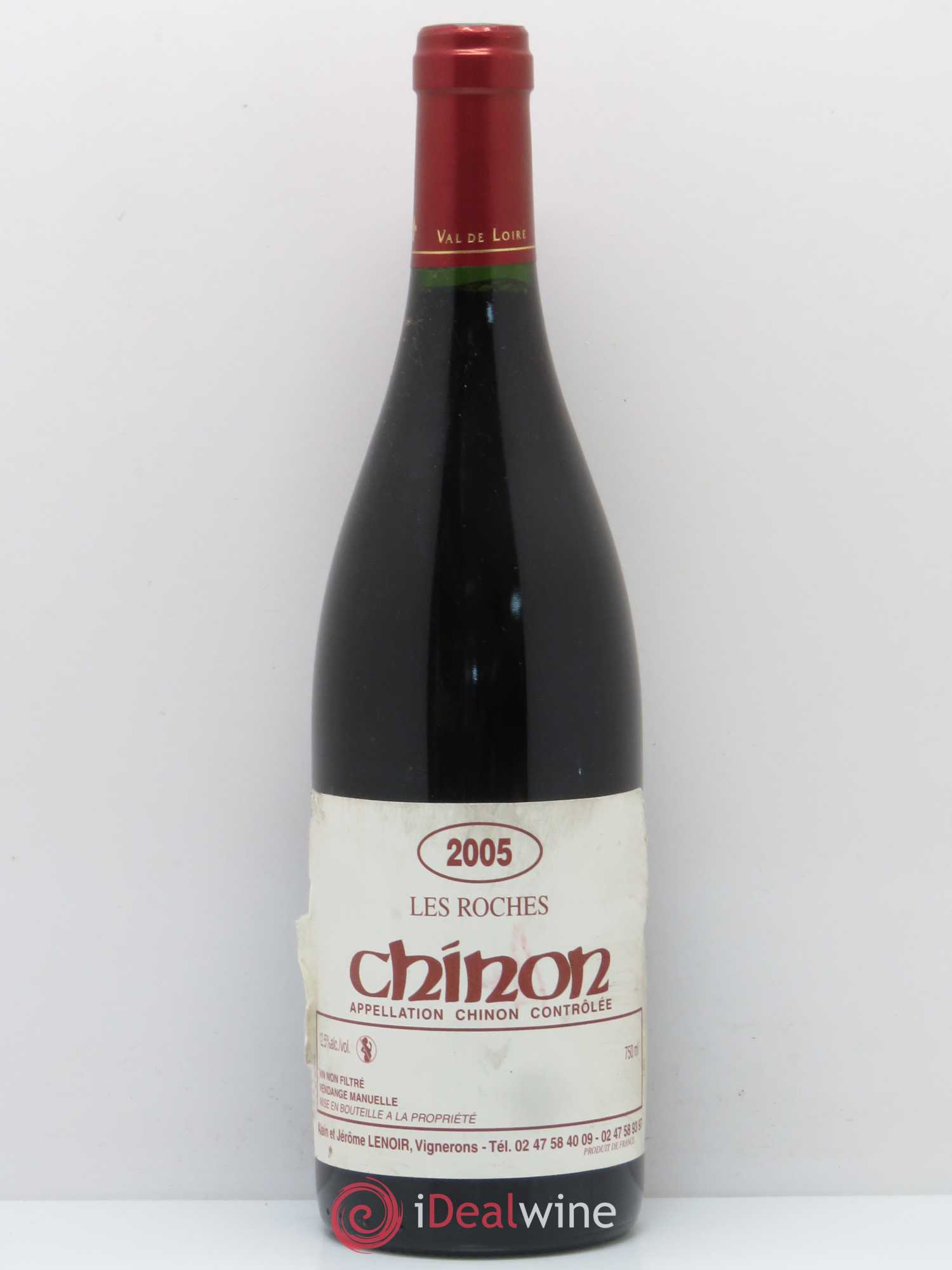 Chinon Les Roches Alain et Jerôme Lenoir 2005 - Posten von 1 Flasche - 0