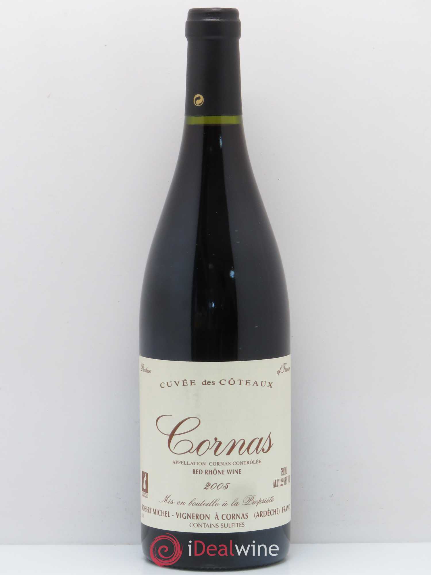 Cornas Cuvée des Coteaux Robert Michel 2005 - Lot de 1 bouteille - 0