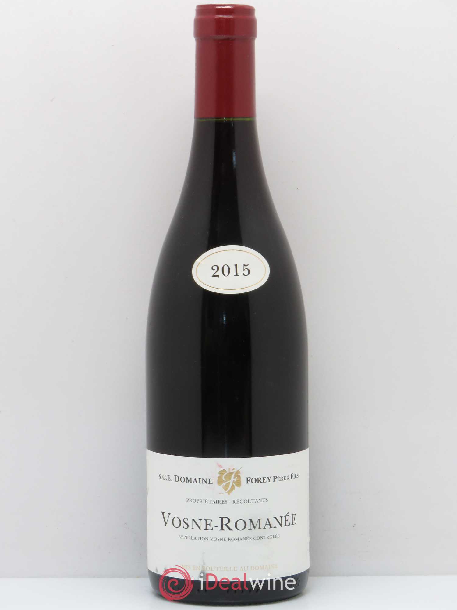 Vosne-Romanée Domaine Forey Père et Fils 2015 - Posten von 1 Flasche - 0
