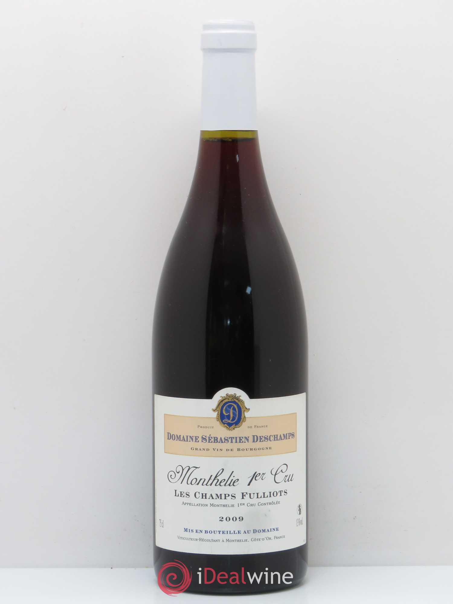Monthélie 1er Cru Les Champs Fulliots Domaine Sebastien Deschamps 2009 - Posten von 1 Flasche - 0