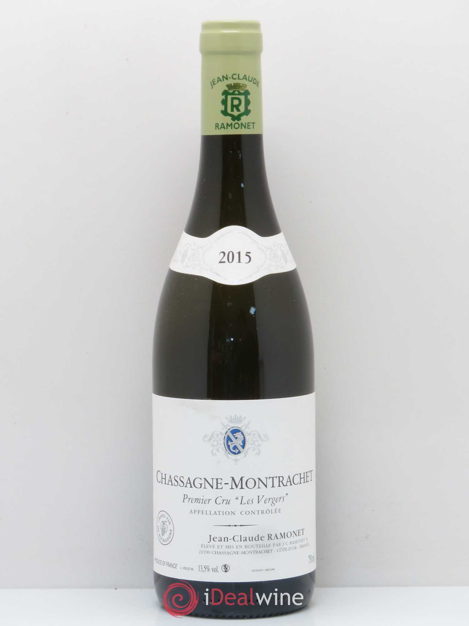 Chassagne-Montrachet 1er Cru Les Vergers Ramonet (Domaine) 2015 - Lot de 1 bouteille - 0