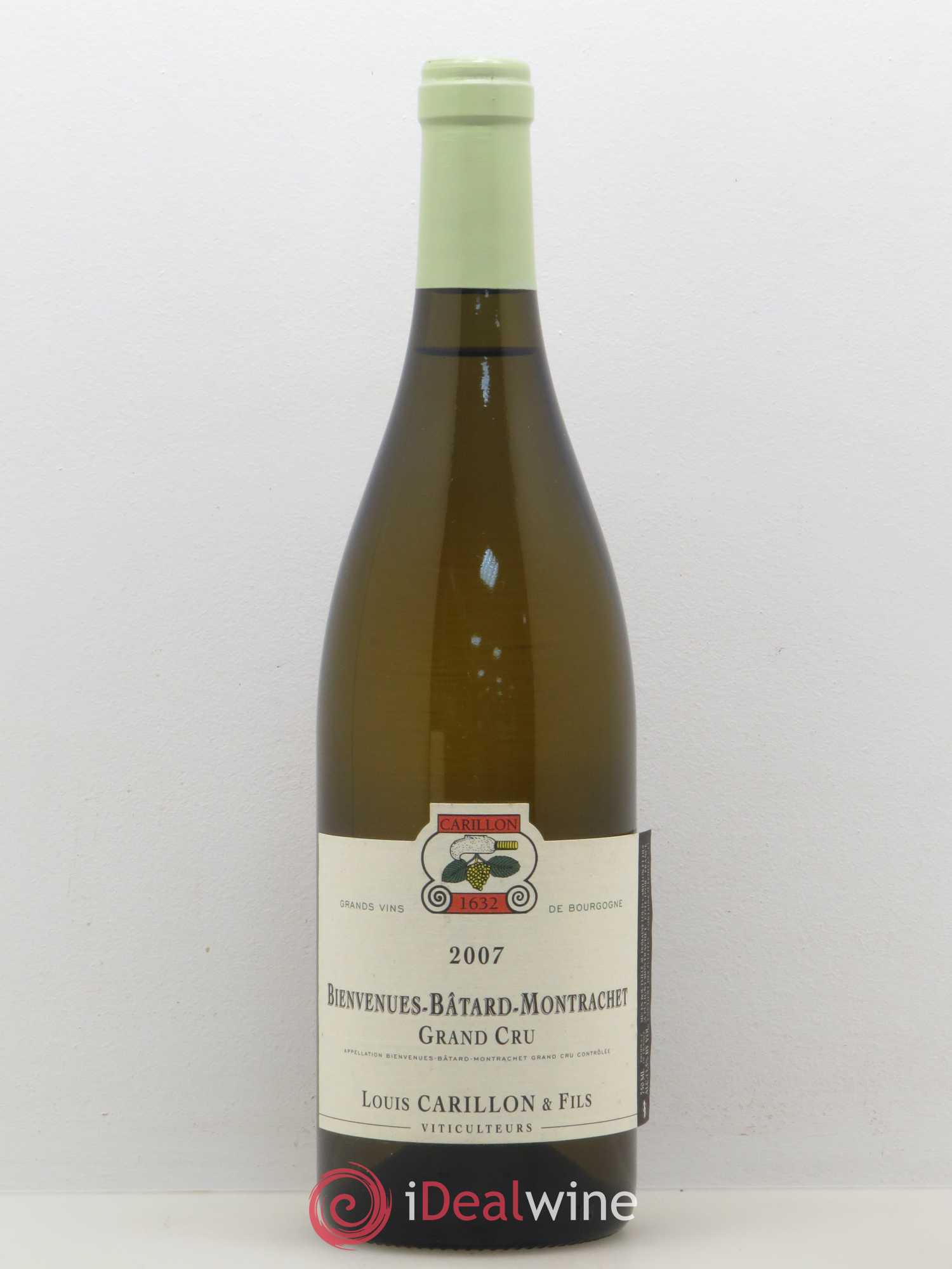 Bienvenues-Bâtard-Montrachet Grand Cru Louis Carillon & Fils 2007 - Lot de 1 bouteille - 0