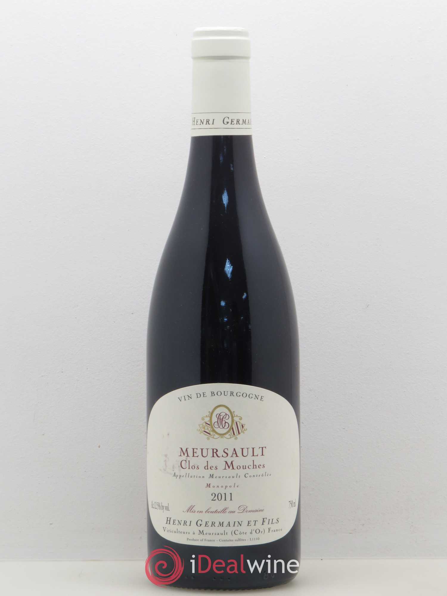 Meursault Clos des Mouches Domaine Henri Germain et Fils 2011 - Posten von 1 Flasche - 0