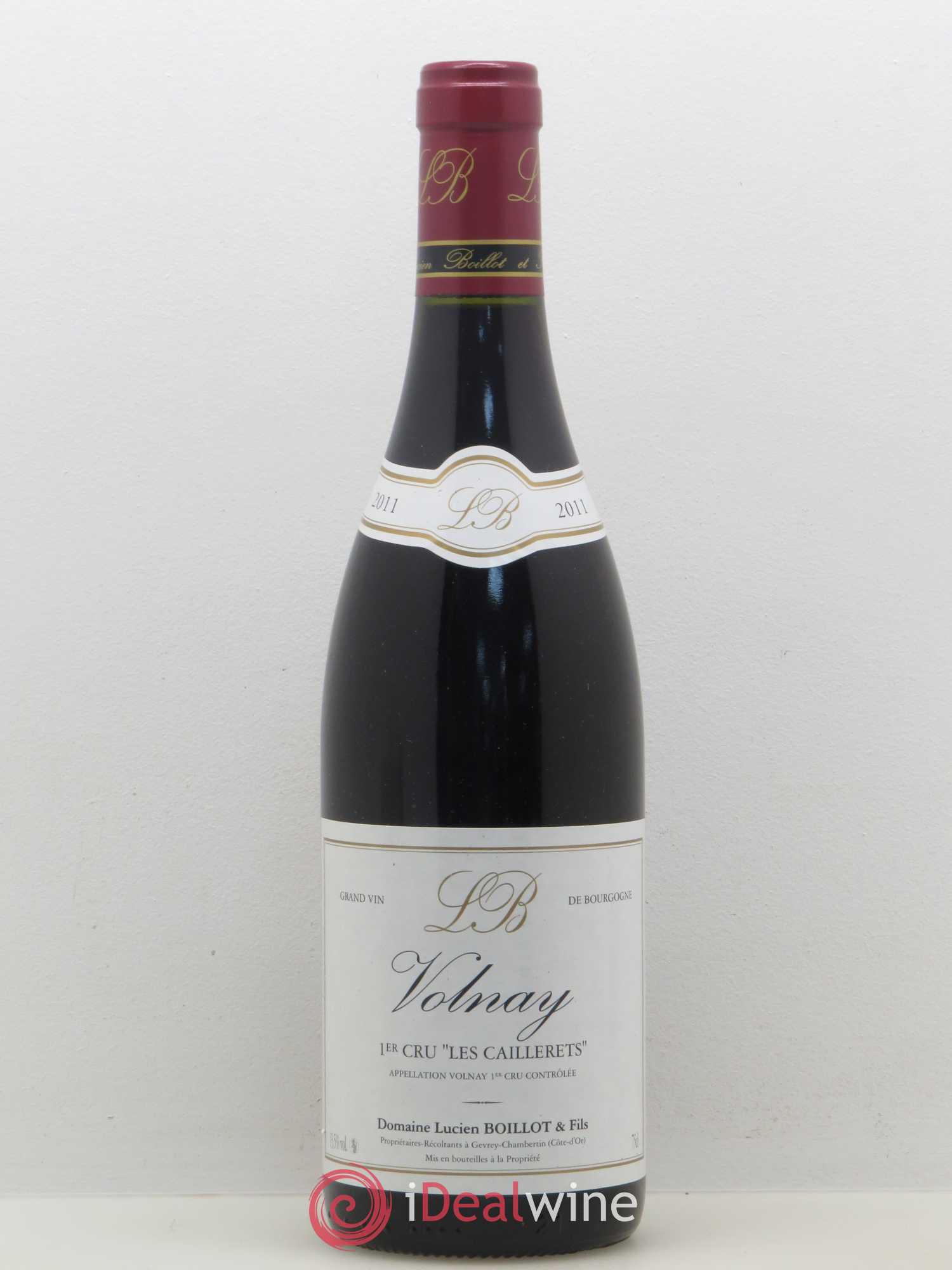 Volnay 1er Cru Les Caillerets Lucien Boillot & Fils (Domaine) 2011 - Lot de 1 bouteille - 0