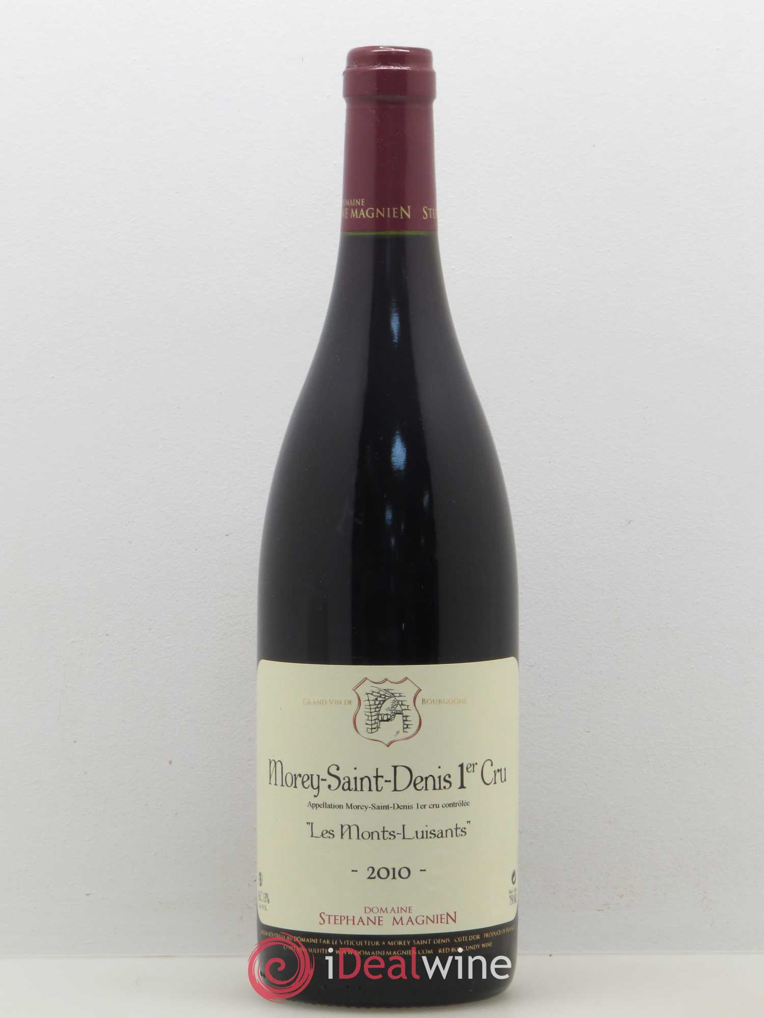 Morey-Saint-Denis 1er Cru Les Monts Luisants Domaine Stephane Magnien 2010 - Posten von 1 Flasche - 0