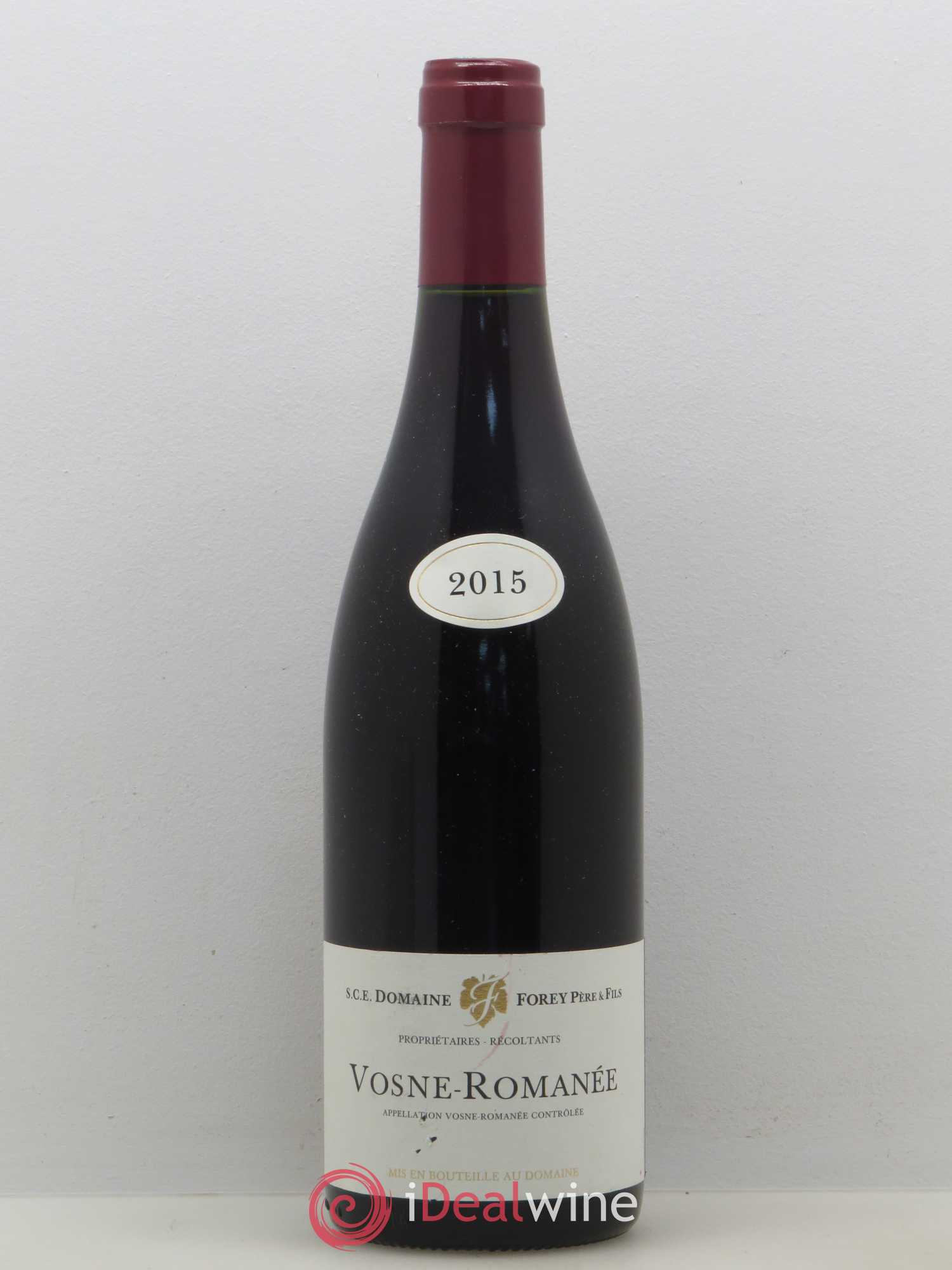 Vosne-Romanée Domaine Forey Père et Fils 2015 - Posten von 1 Flasche - 0