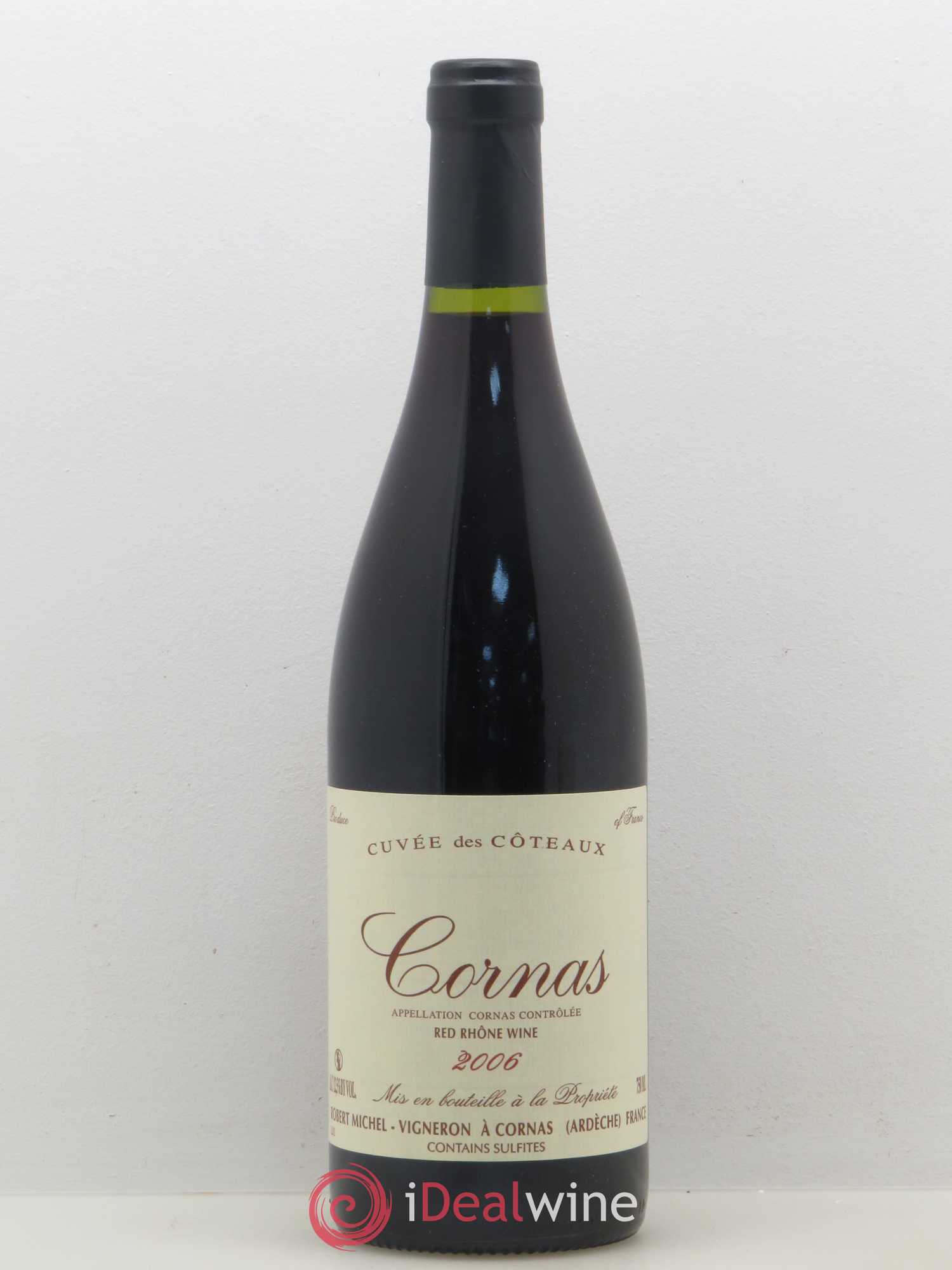 Cornas Cuvée des Coteaux Robert Michel 2006 - Lot de 1 bouteille - 0