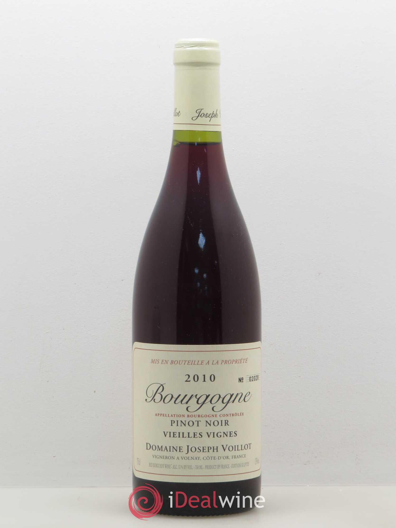 Bourgogne Vieilles Vignes Domaine Joseph Voillot 2010 - Posten von 1 Flasche - 0