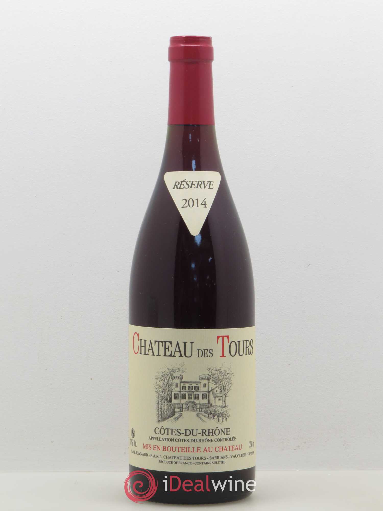 Côtes-du-Rhône Château des Tours Emmanuel Reynaud 2014 - Lot de 1 bouteille - 0