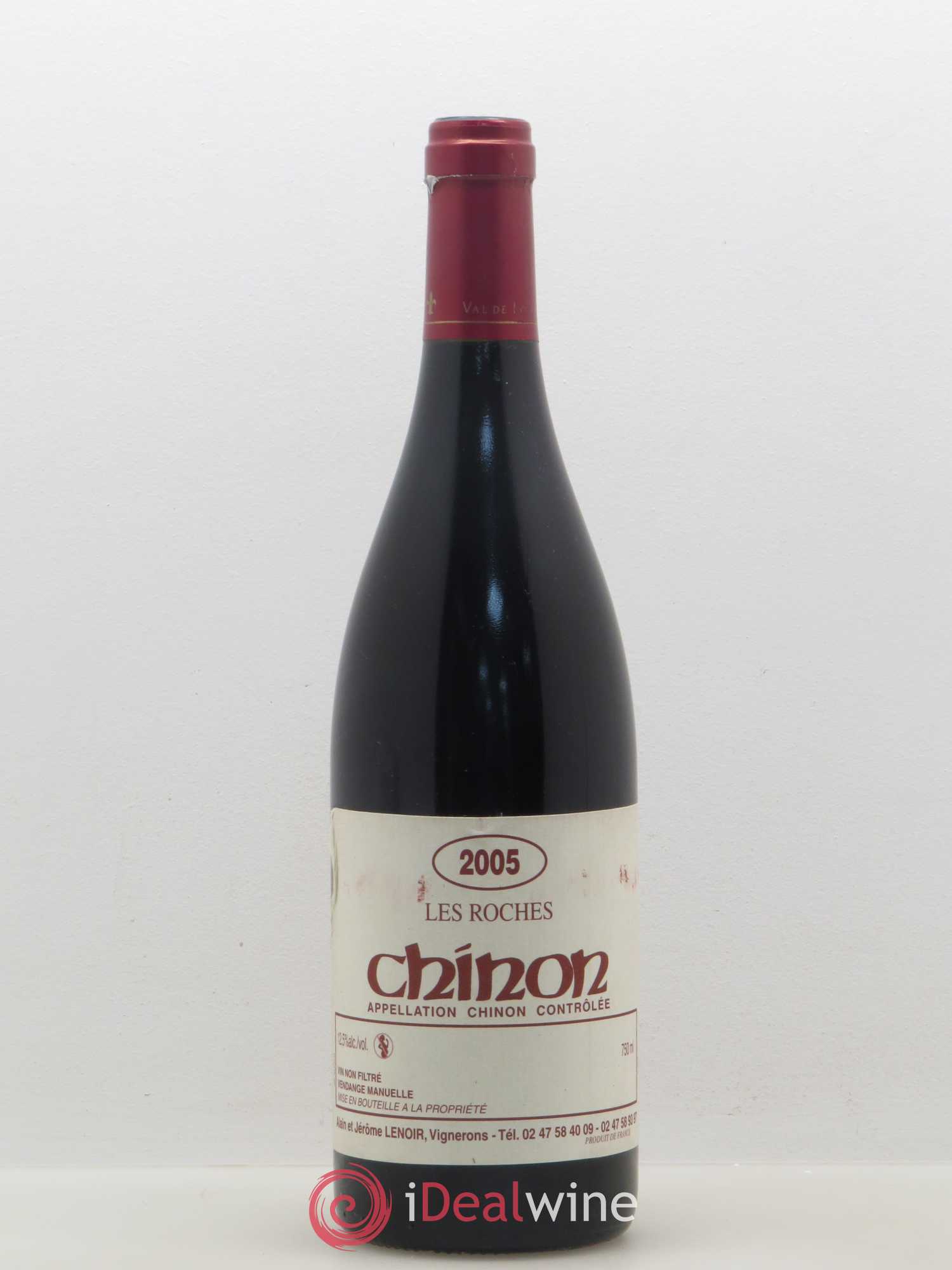 Chinon Les Roches Domaine Alain et Jerôme Lenoir 2005 - Posten von 1 Flasche - 0