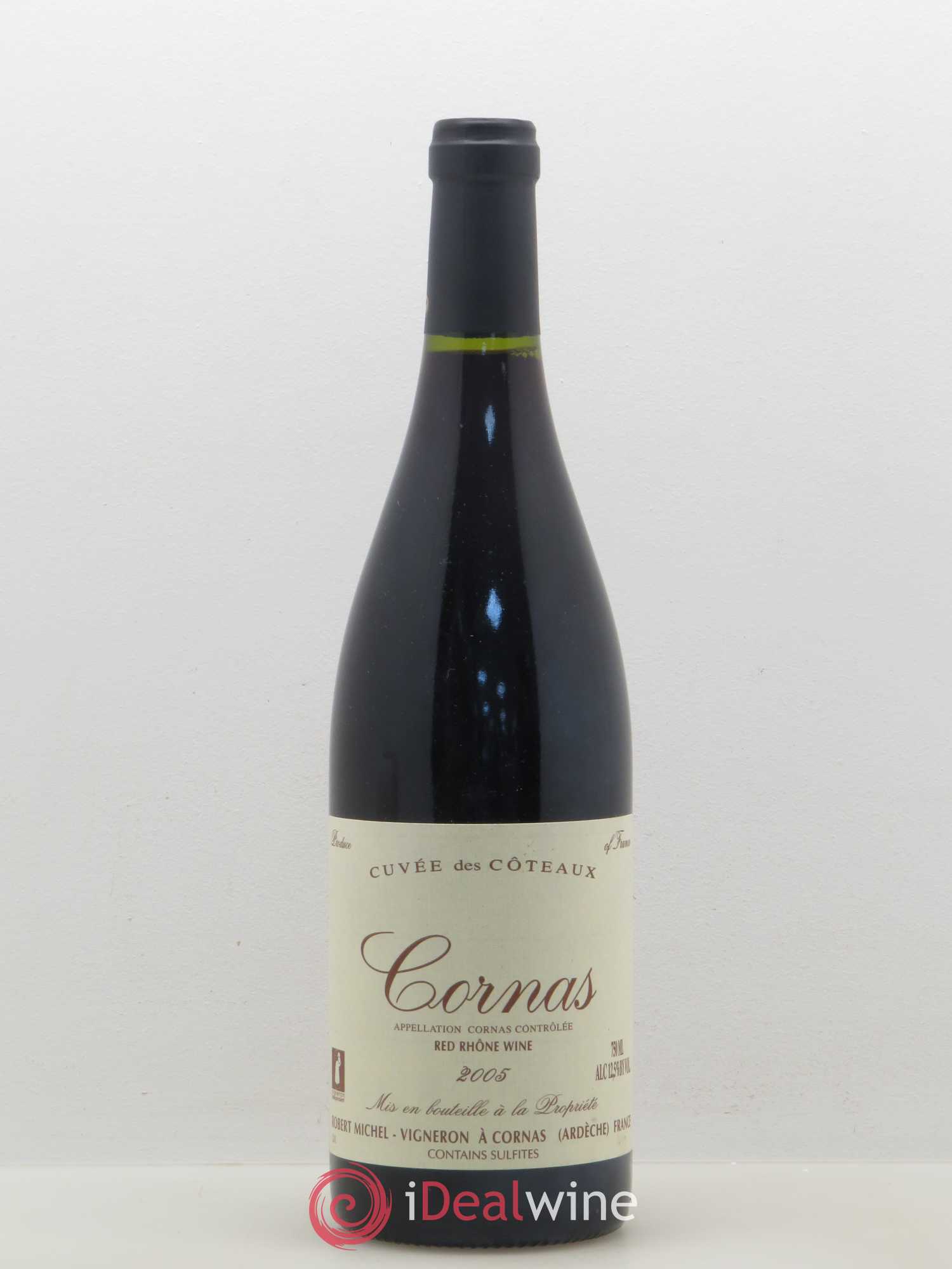 Cornas Cuvée des Coteaux Robert Michel 2005 - Lot de 1 bouteille - 0