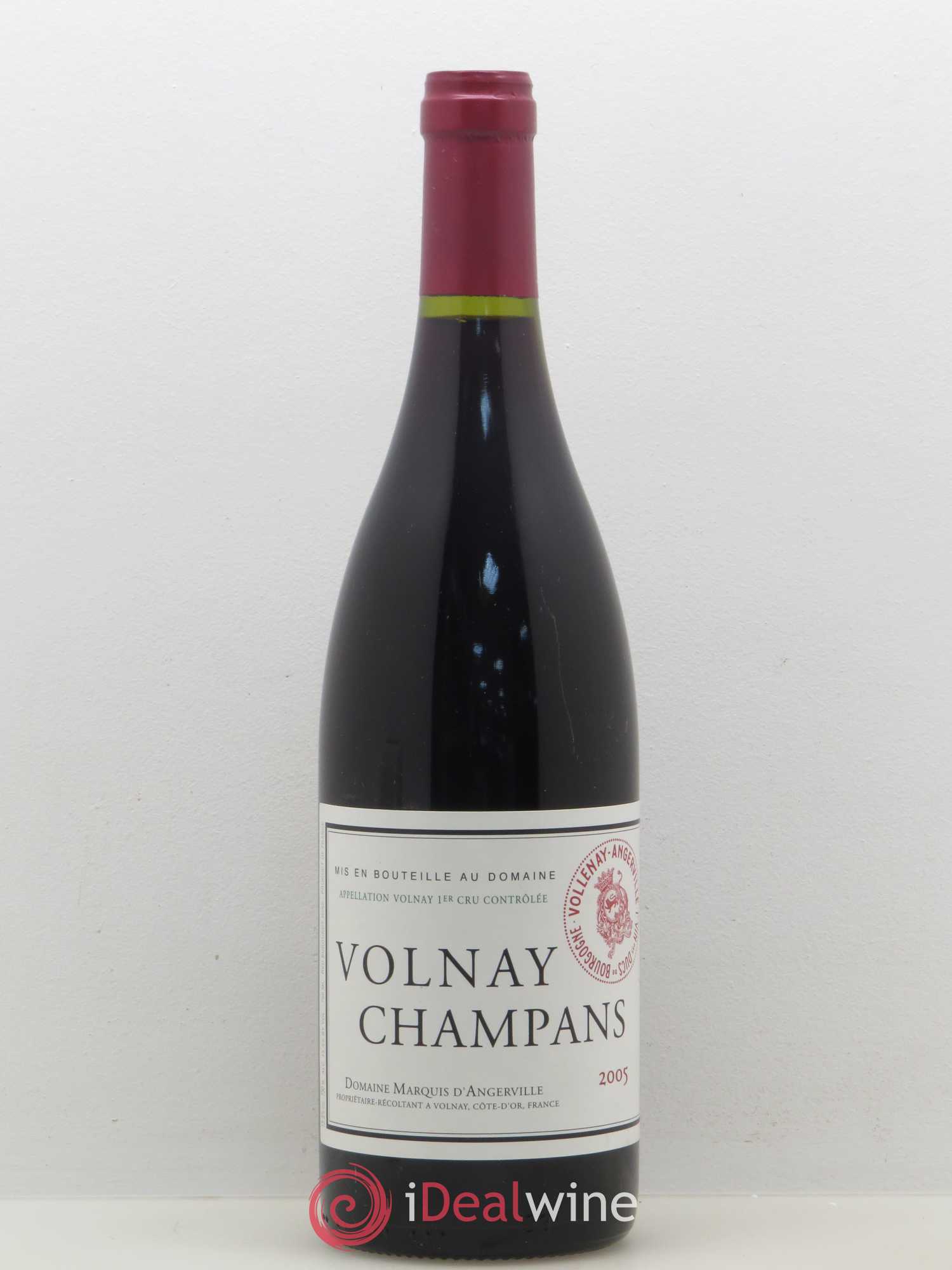 Volnay 1er Cru Champans Marquis d'Angerville (Domaine) 2005 - Lot de 1 bouteille - 0