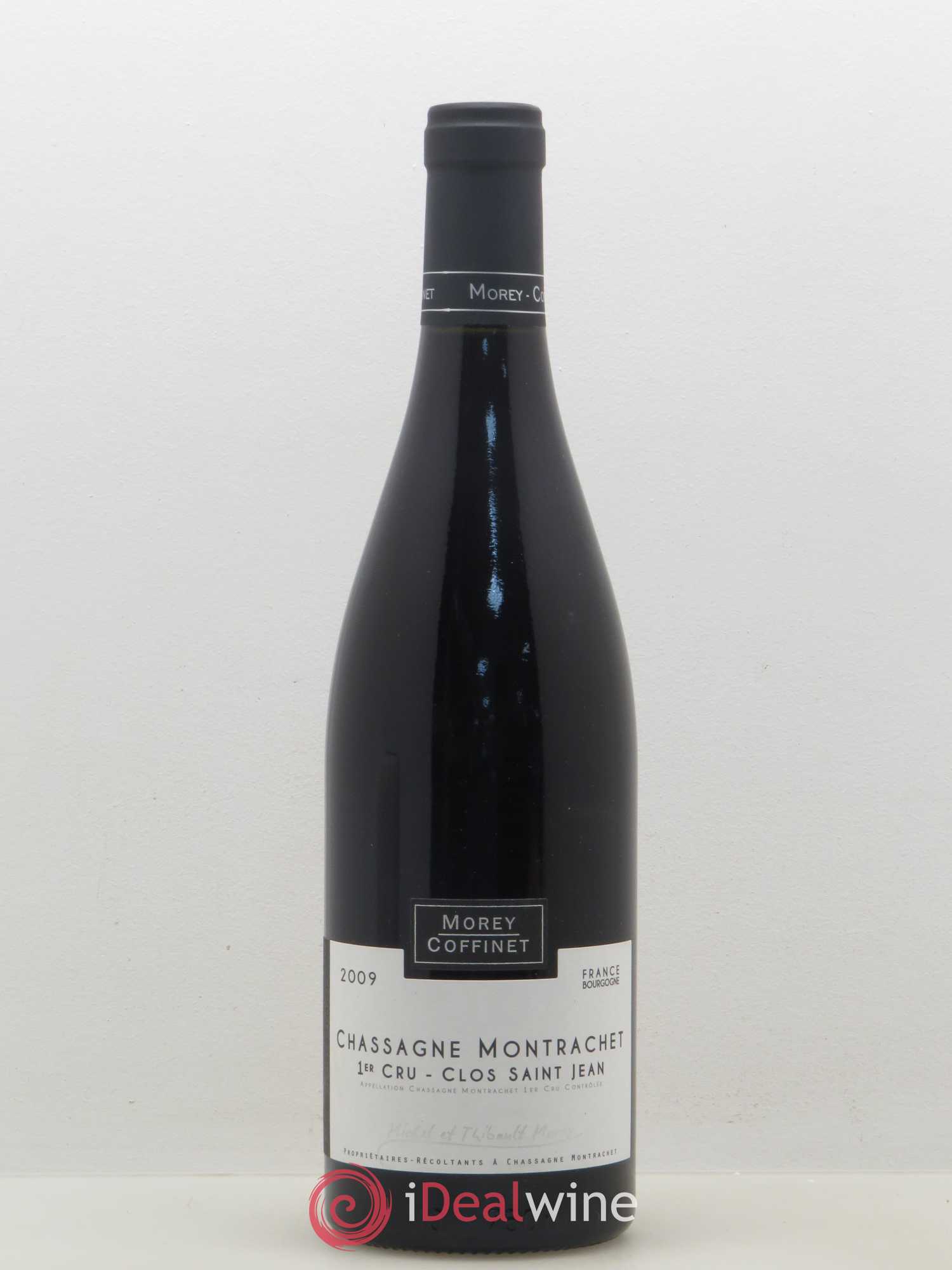 Chassagne-Montrachet 1er Cru Clos Saint Jean Domaine Morey Coffinet 2009 - Lotto di 1 bottiglia - 0