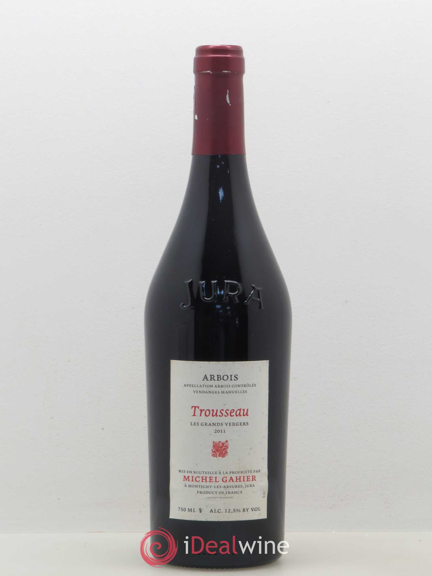 Arbois Trousseau Les Grands Vergers Domaine Michel Gahier 2011 - Posten von 1 Flasche - 0