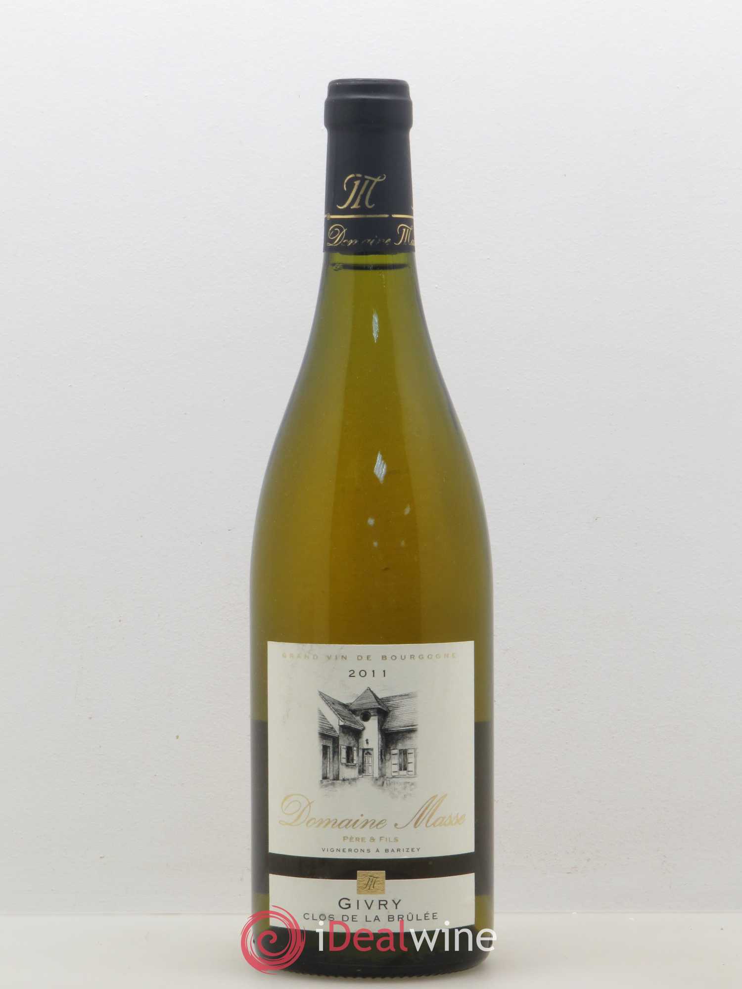Givry Clos de La Brûlee Domaine Masse (sans prix de réserve) 2011 - Posten von 1 Flasche - 0