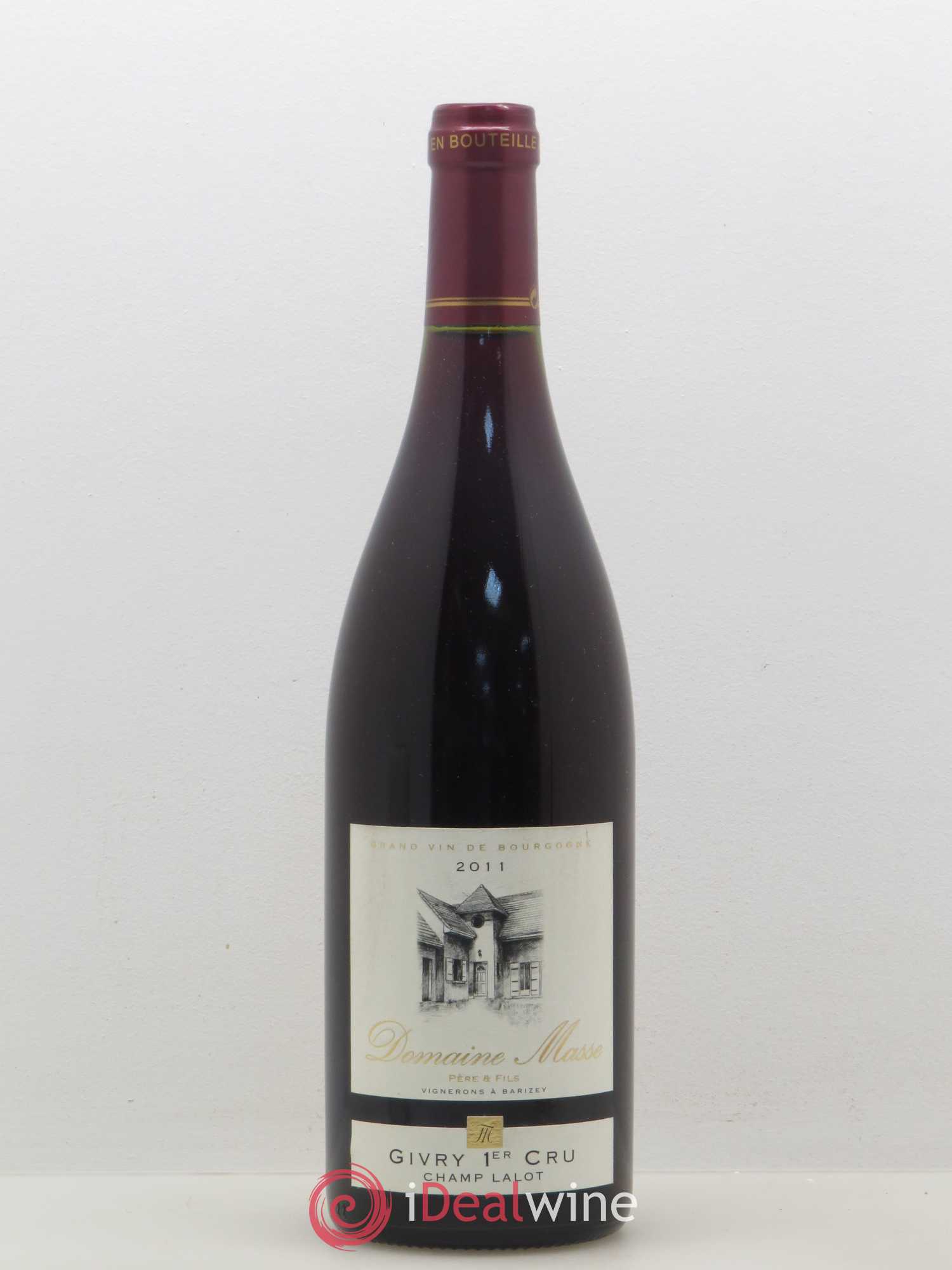 Givry 1er Cru Champ Lalot Domaine Masse 2011 - Posten von 1 Flasche - 0