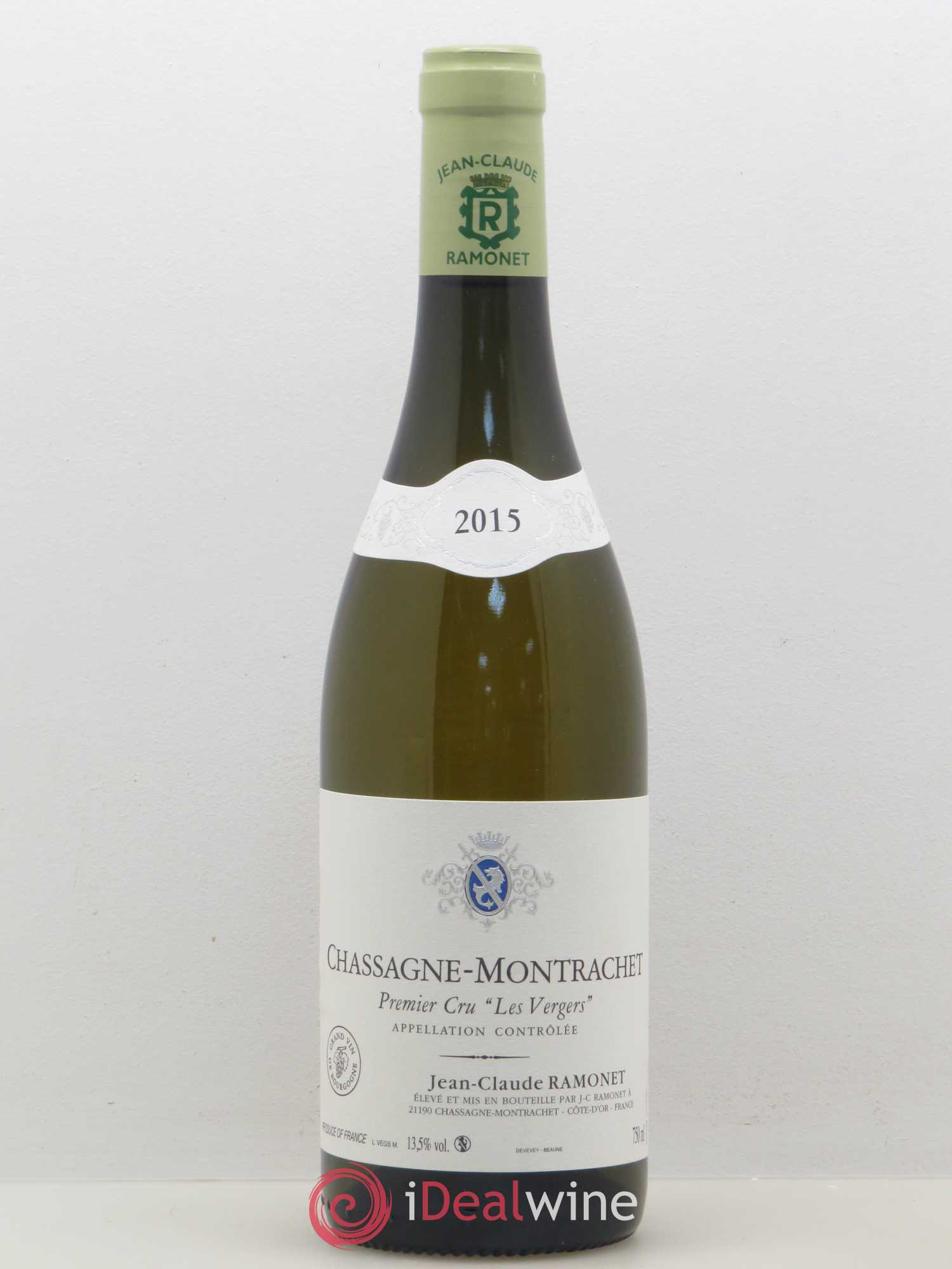 Chassagne-Montrachet 1er Cru Les Vergers Ramonet (Domaine) 2015 - Lot de 1 bouteille - 0