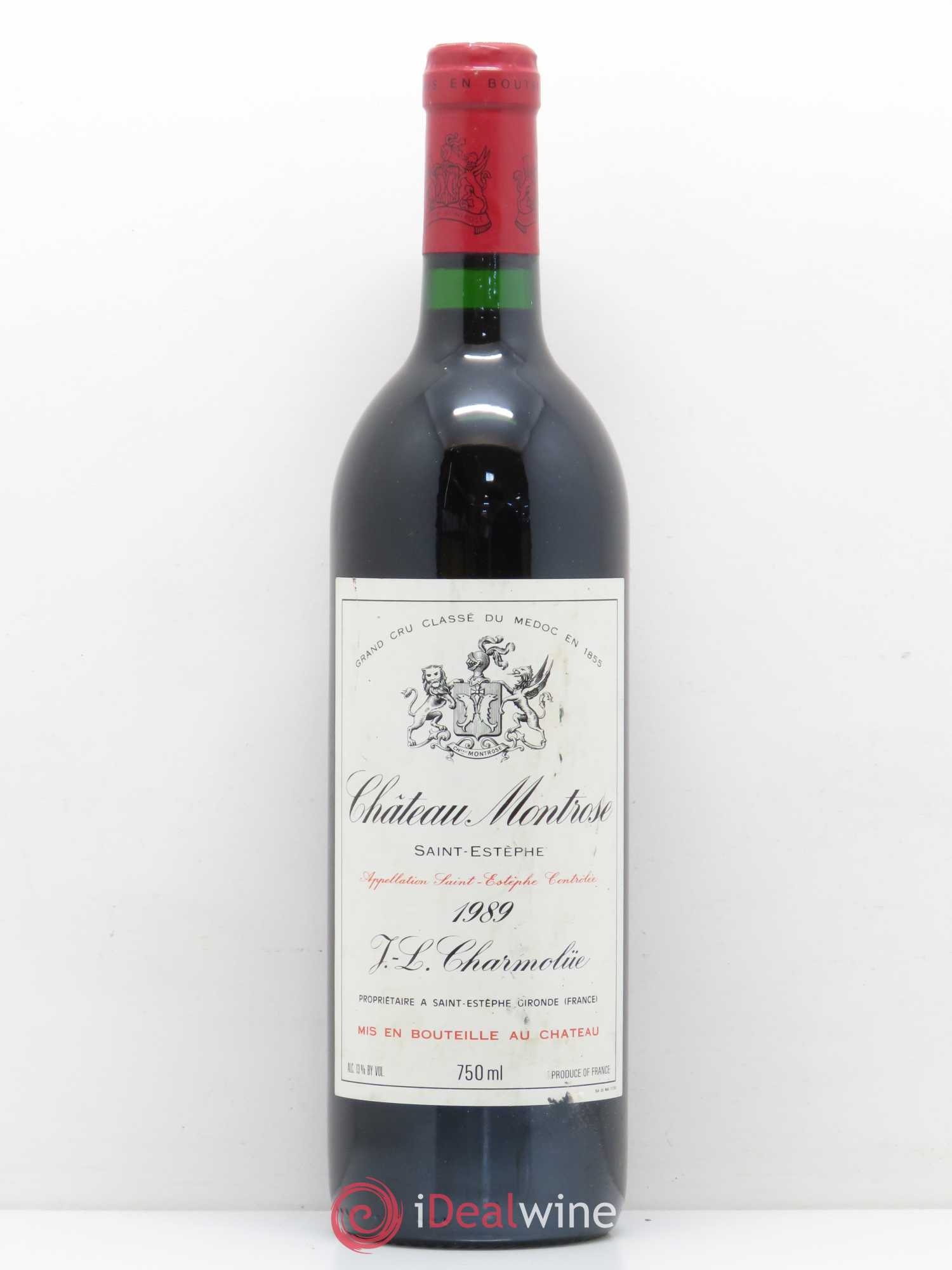 Château Montrose 2ème Grand Cru Classé 1989 - Lot de 1 bouteille - 0
