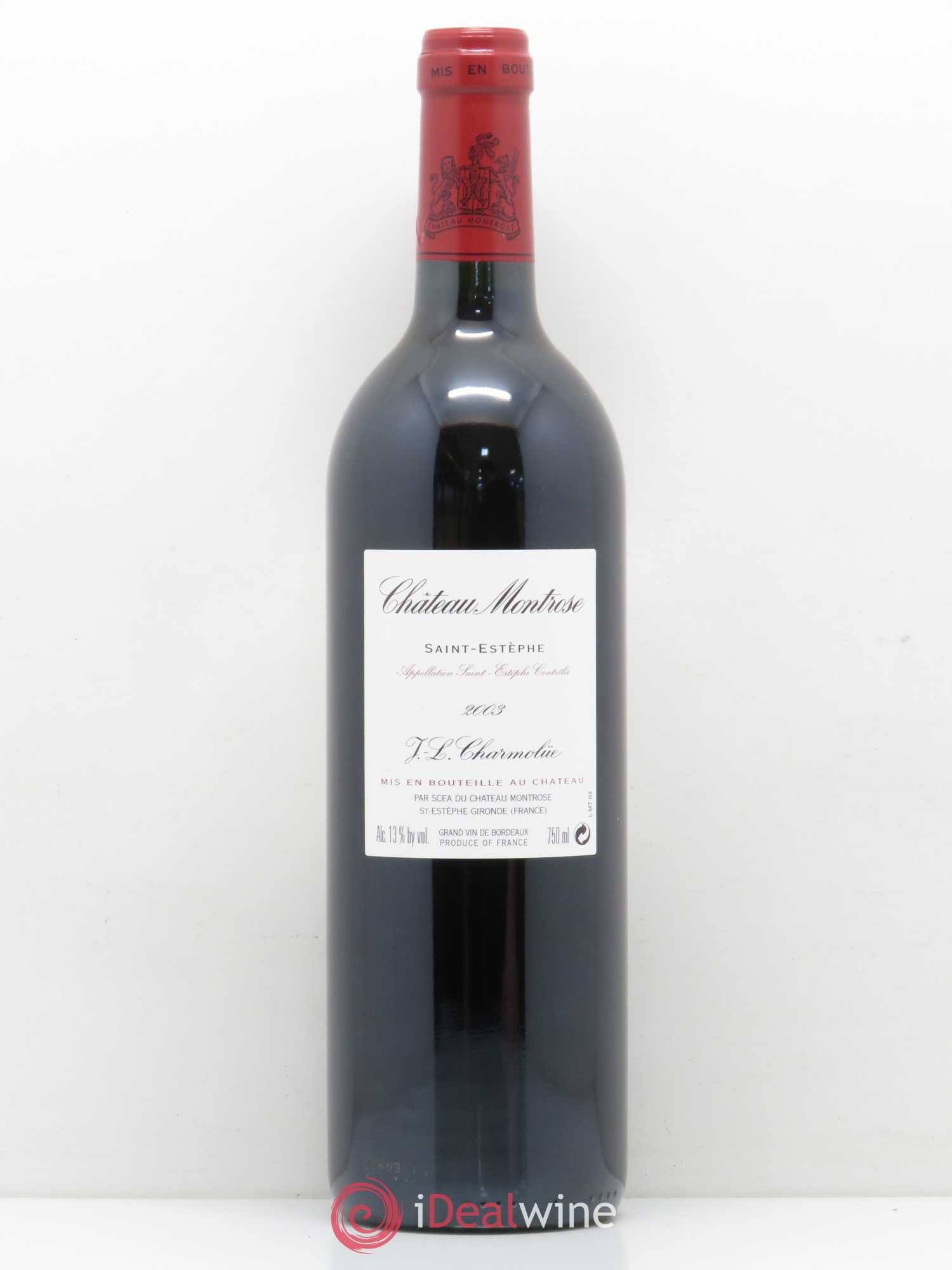 Château Montrose 2ème Grand Cru Classé (sans prix de réserve) 2003 - Lot de 1 bouteille - 1
