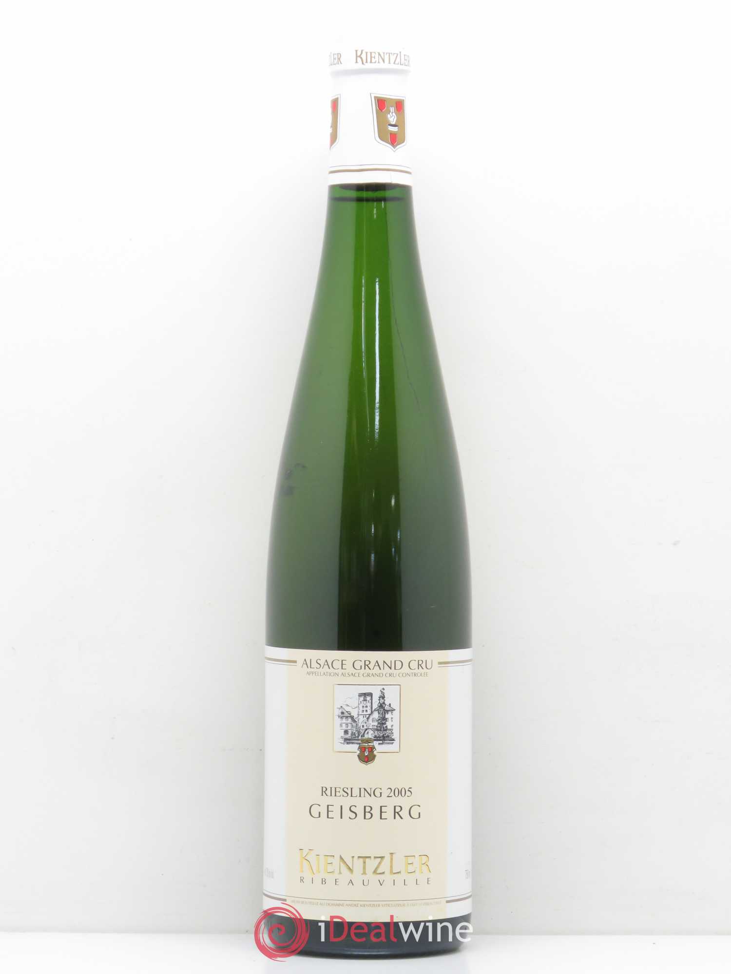 Alsace Riesling Grand Cru Geisberg Kientzler 2005 - Lot de 1 bouteille - 0
