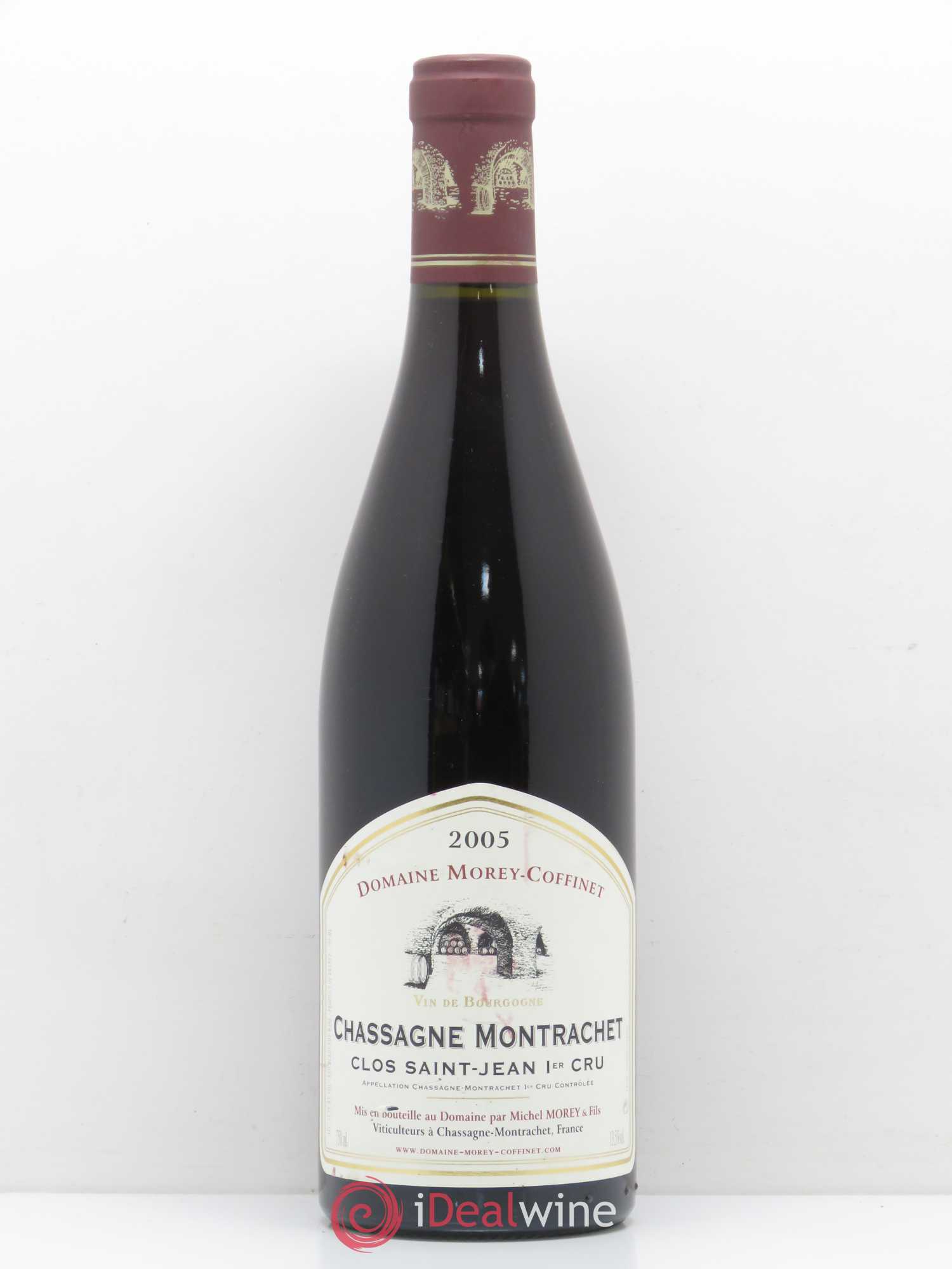 Chassagne-Montrachet 1er Cru Clos Saint Jean Domaine Morey Coffinet 2005 - Posten von 1 Flasche - 0