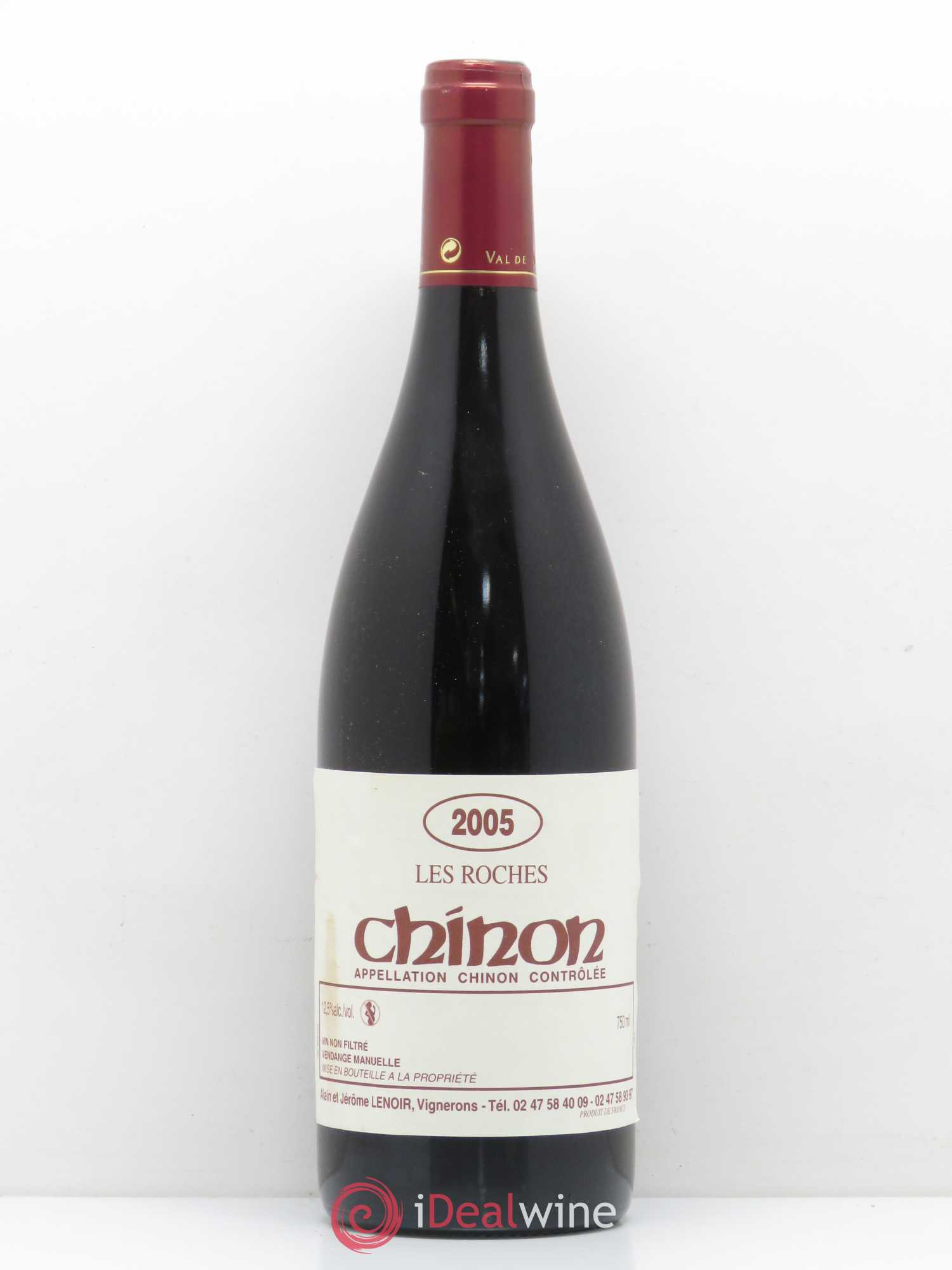 Chinon Les Roches Domaine Alain et Jerôme Lenoir 2005 - Posten von 1 Flasche - 0