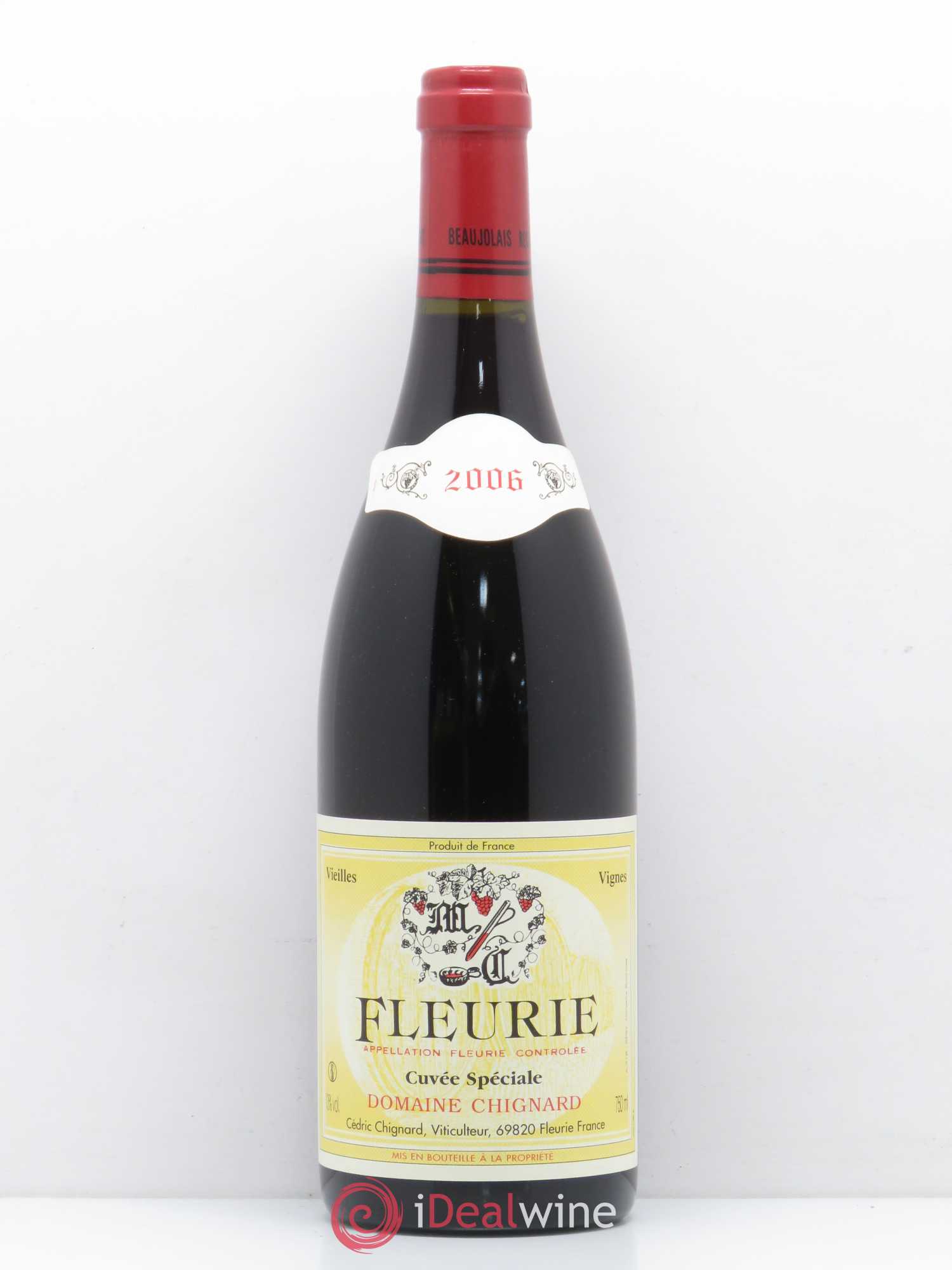 Fleurie Cuvée Spéciale Vieilles Vignes Chignard (Domaine) 2006 - Lot de 1 bouteille - 0