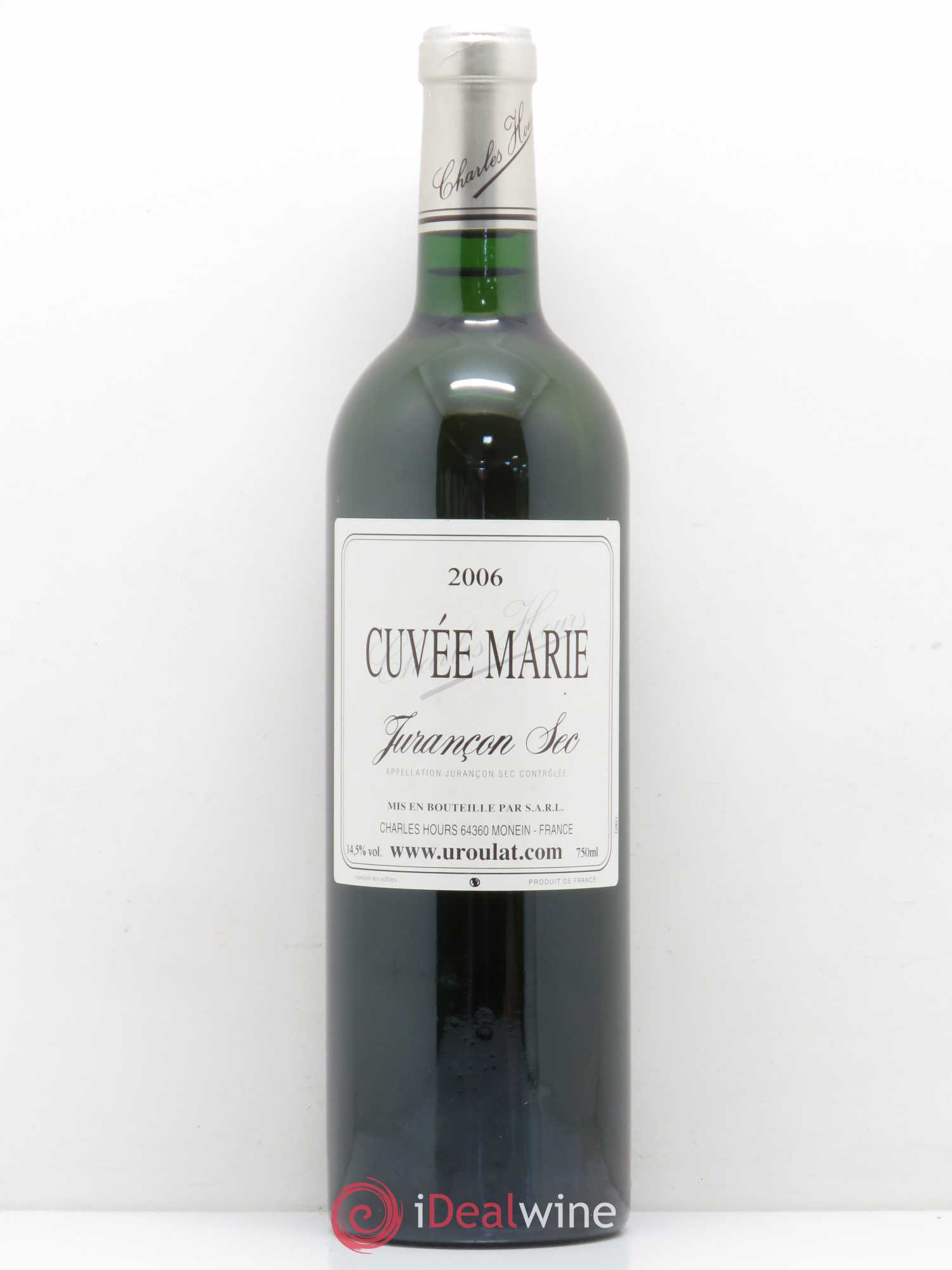 Jurançon Sec Uroulat Cuvée Marie Charles Hours (sans prix de réserve) 2006 - Lot de 1 bouteille - 0