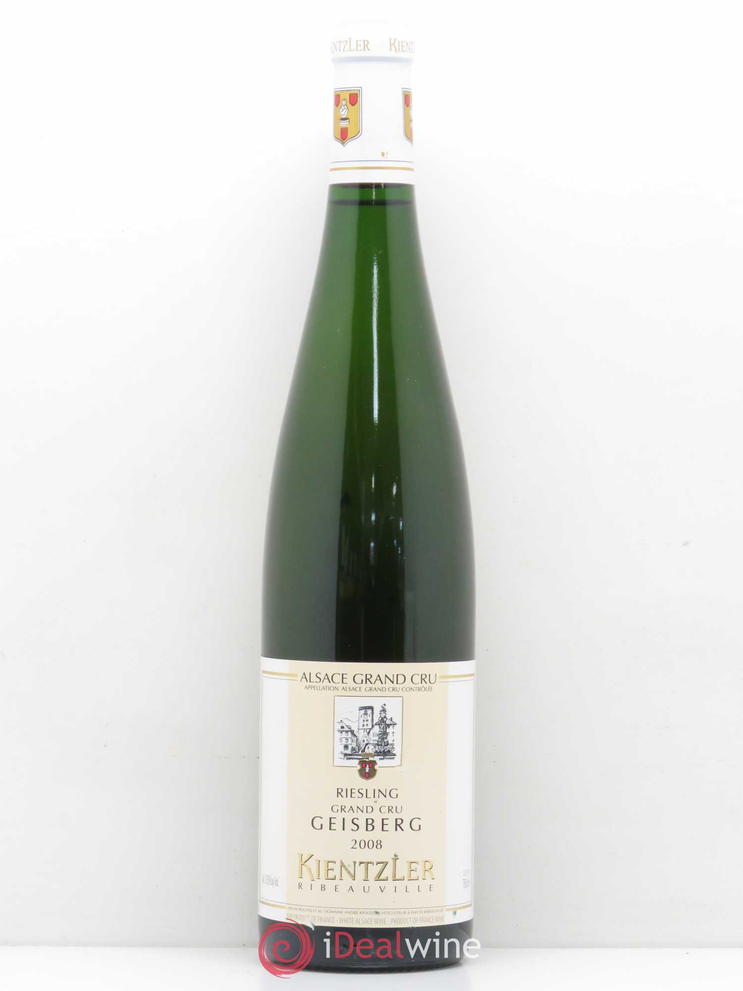 Alsace Riesling Grand Cru Geisberg Kientzler 2008 - Lot de 1 bouteille - 0