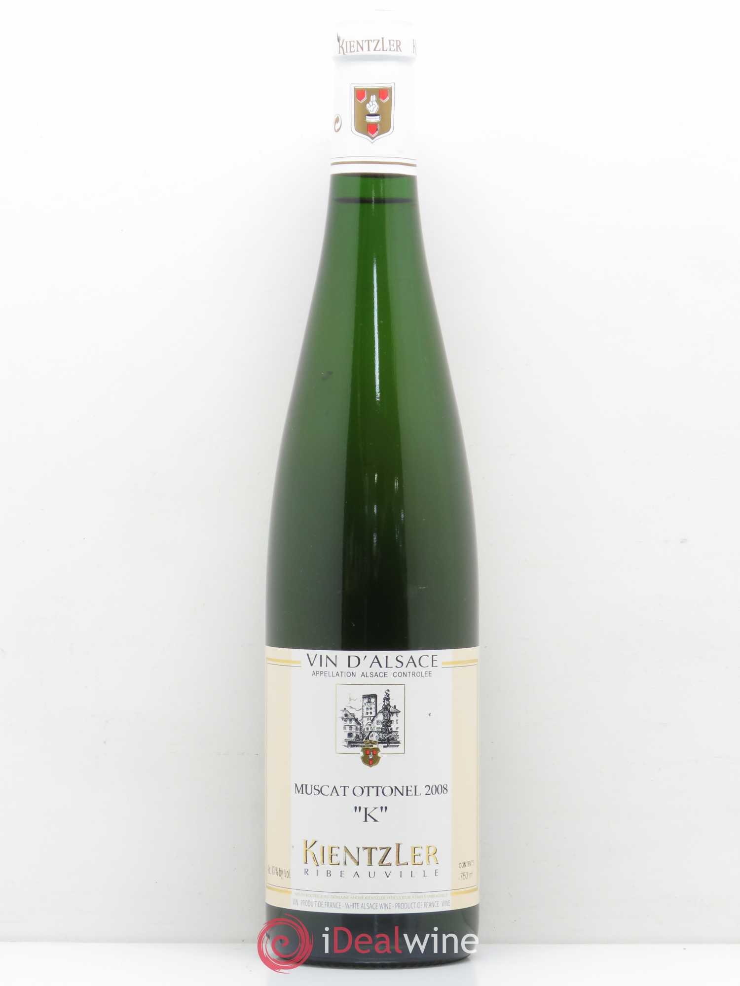 Muscat K Ottonel domaine Kientzler (sans prix de réserve) 2008 - Posten von 1 Flasche - 0