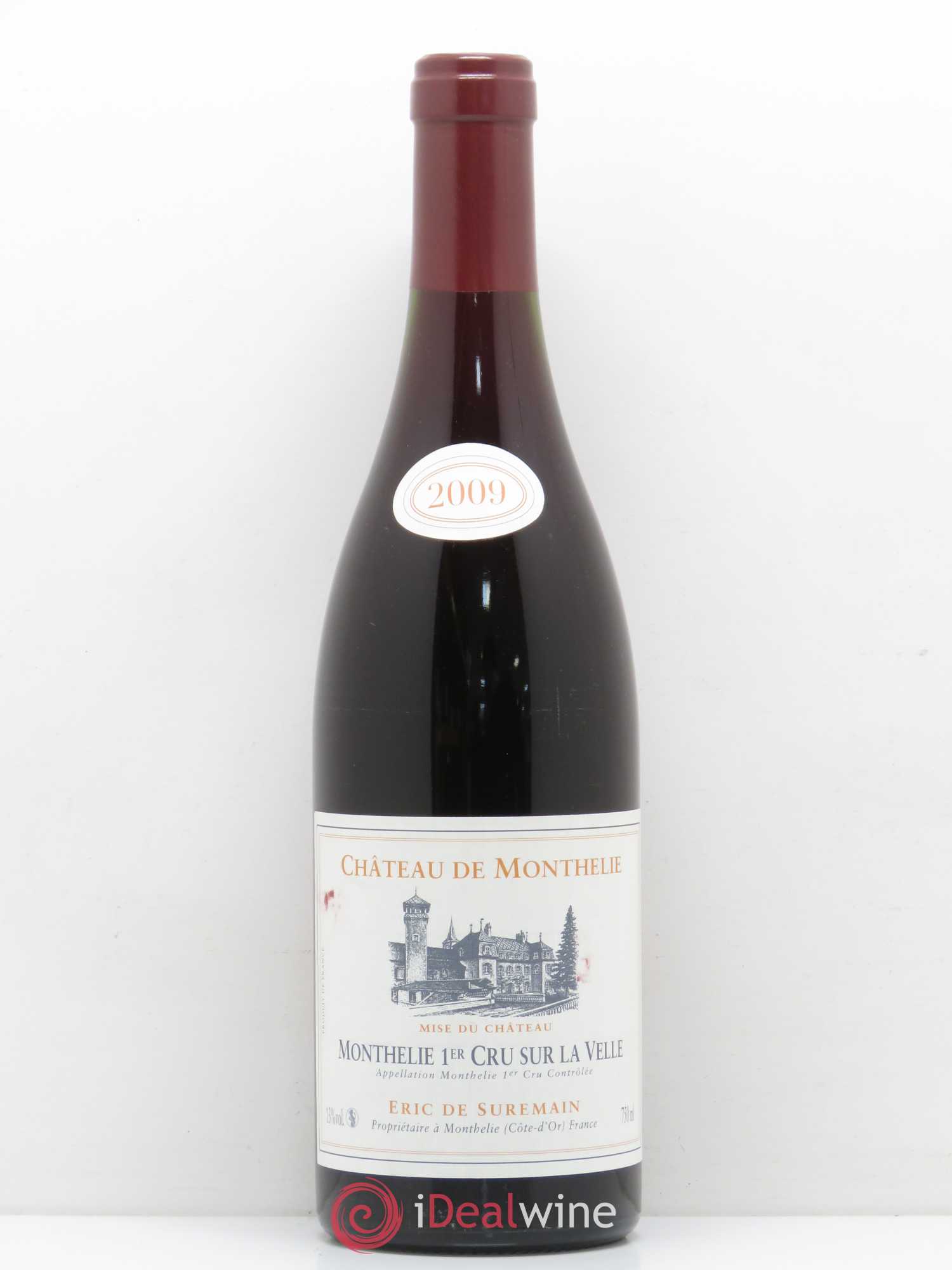Monthélie 1er Cru Sur La Velle Château de Monthélie Eric De Suremain 2009 - Lot de 1 bouteille - 0