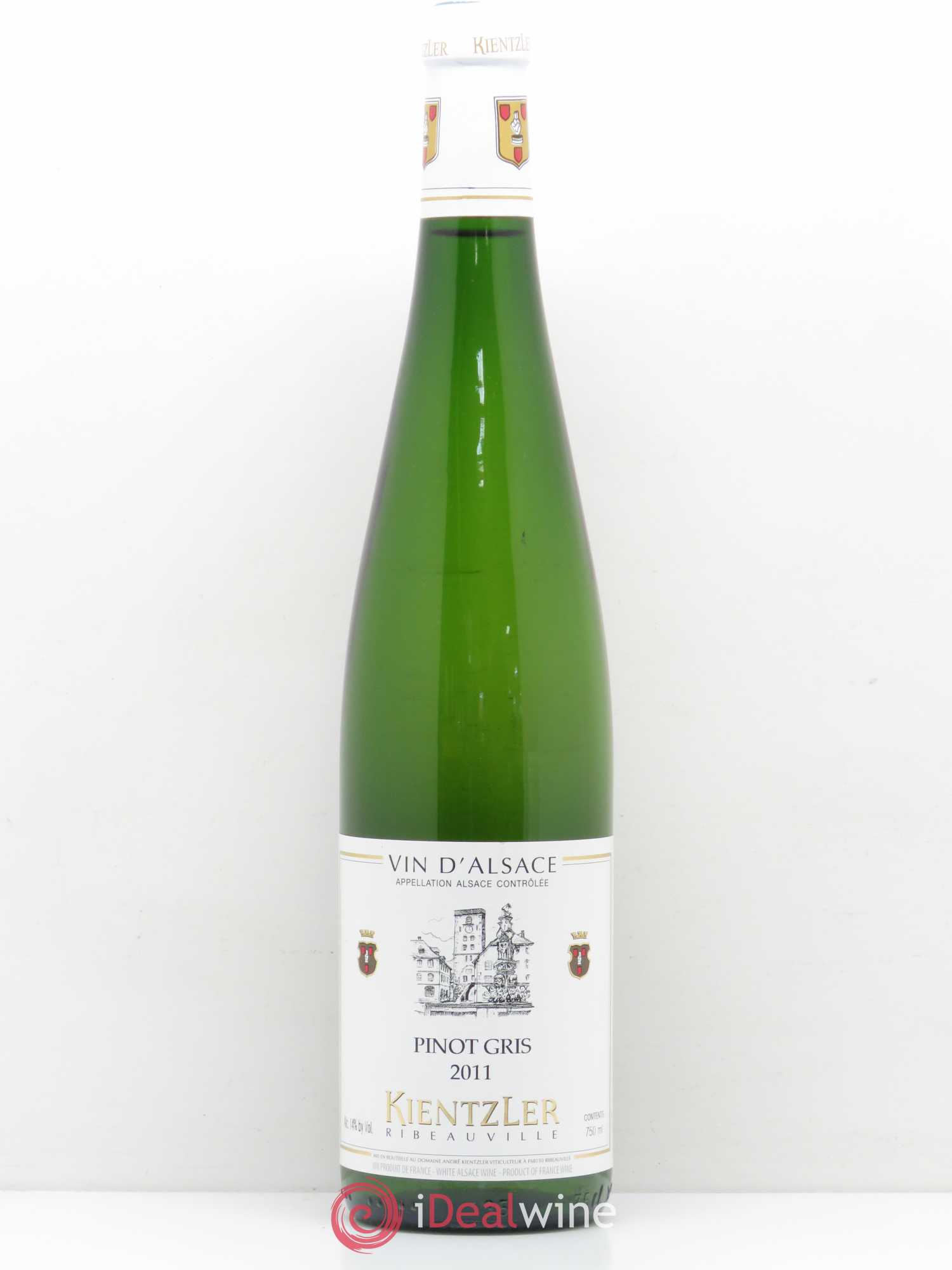Pinot Gris Domaine Kientzler (sans prix de réserve) 2011 - Posten von 1 Flasche - 0