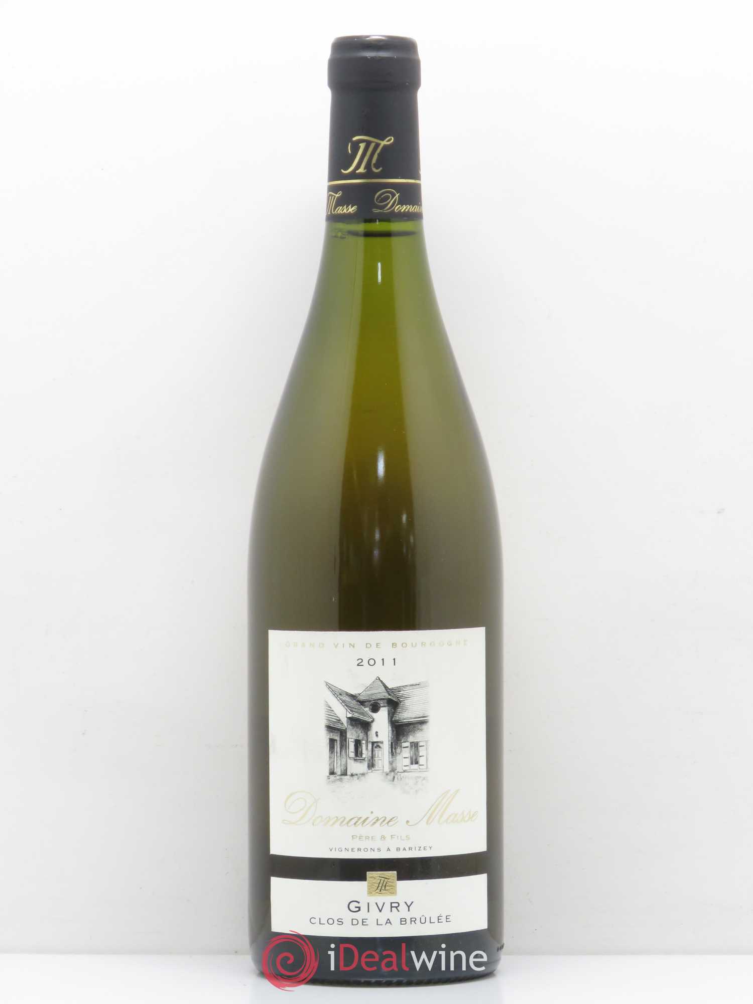 Givry Clos de la Brûlee Domaine Masse Pere Et Fils (sans prix de réserve) 2011 - Posten von 1 Flasche - 0