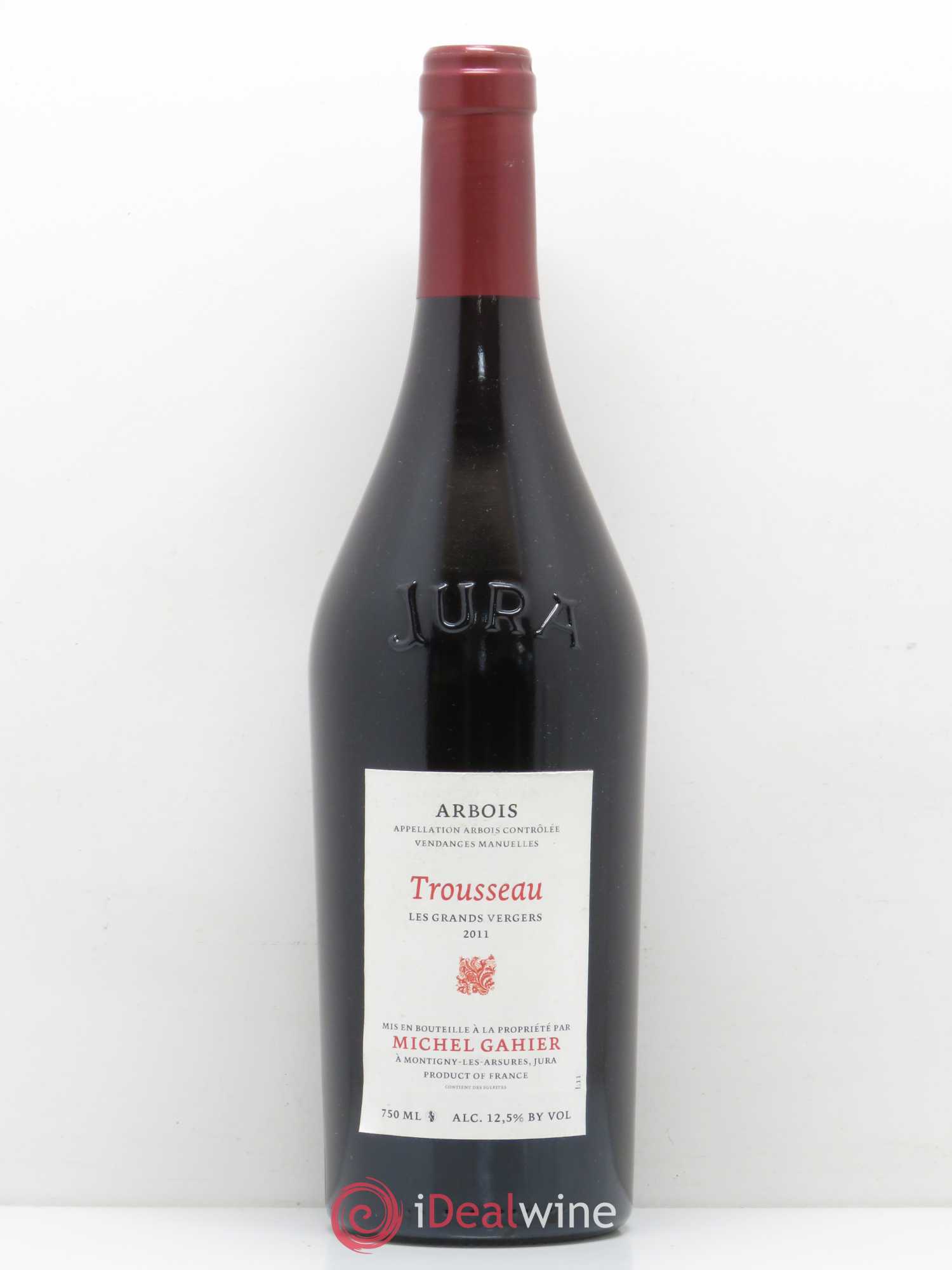 Arbois Trousseau Les Grands Vergers Domaine Michel Gahier 2011 - Posten von 1 Flasche - 0