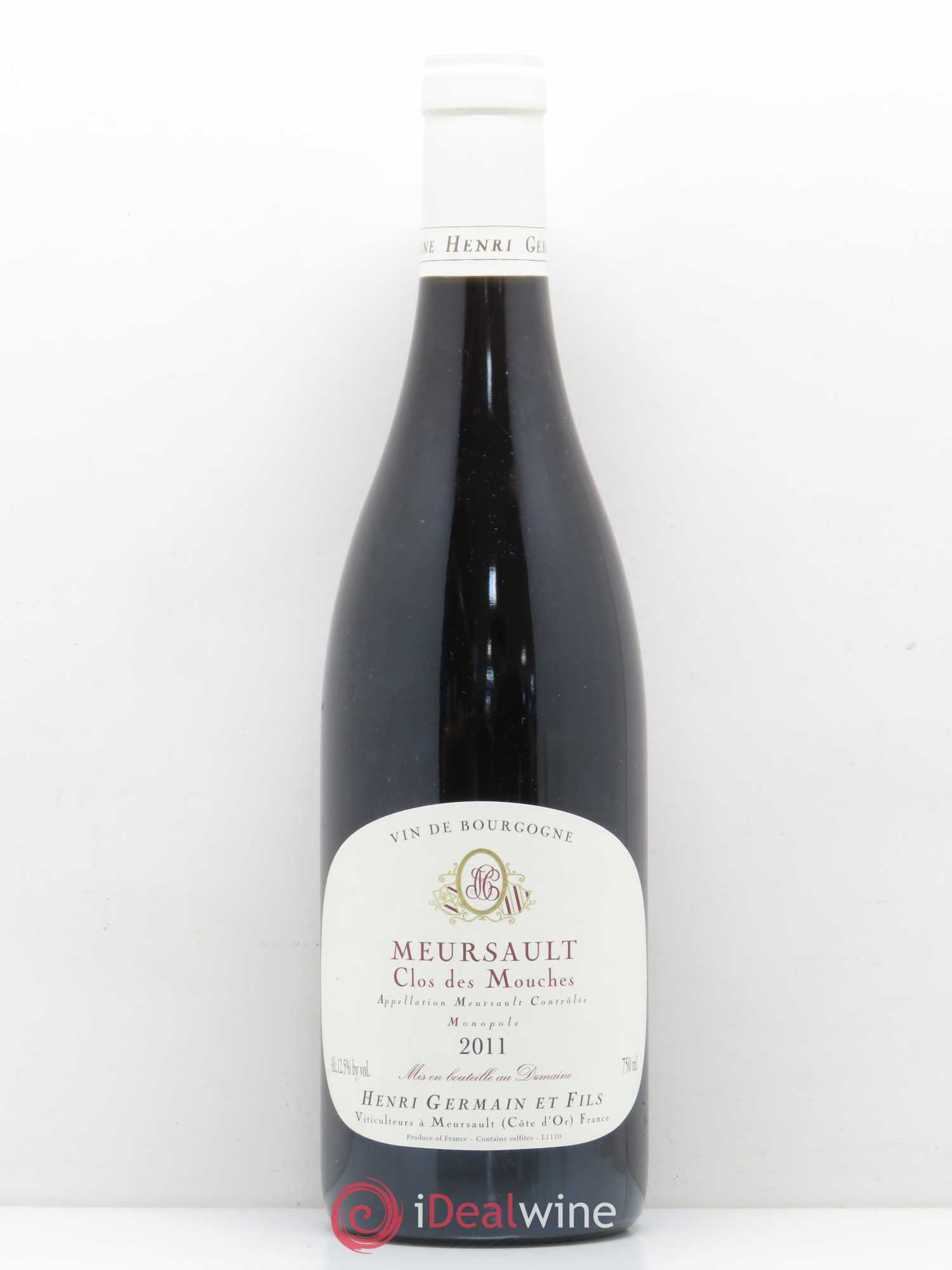 Meursault Clos des mouches Henri Germain et Fils 2011 - Posten von 1 Flasche - 0