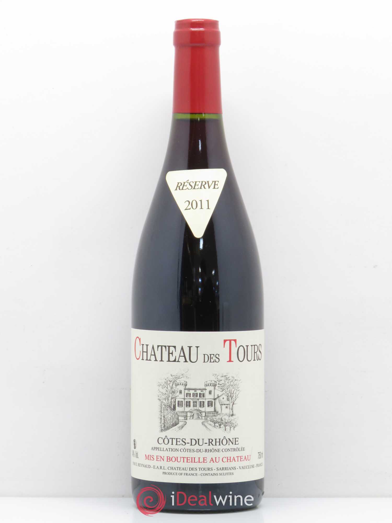 Côtes-du-Rhône Château des Tours Emmanuel Reynaud 2011 - Lot de 1 bouteille - 0