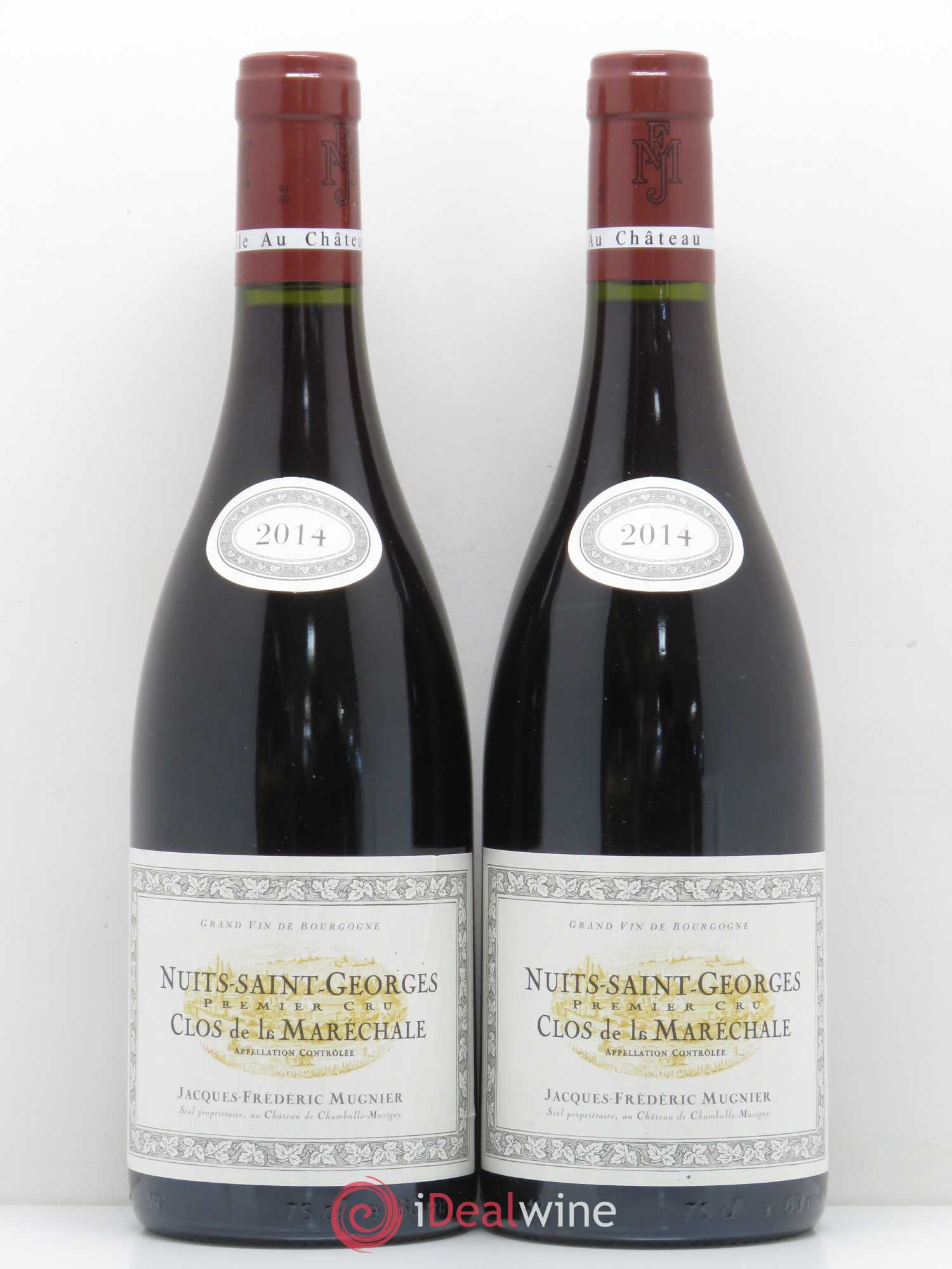 Nuits-Saint-Georges 1er Cru Clos de La Maréchale Jacques-Frédéric Mugnier (sans prix de réserve) 2014 - Lot de 2 bouteilles - 0