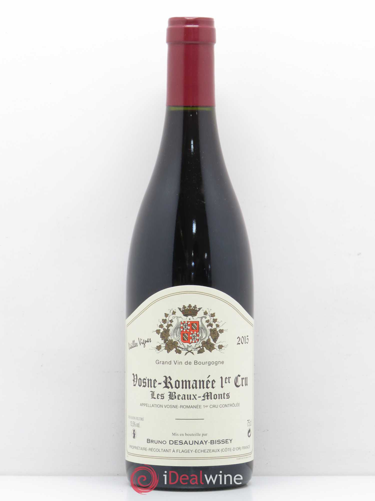 Vosne-Romanée 1er Cru Vieilles vignes Les Beaux Monts Domaine Desaunay Bissey 2015 - Posten von 1 Flasche - 0