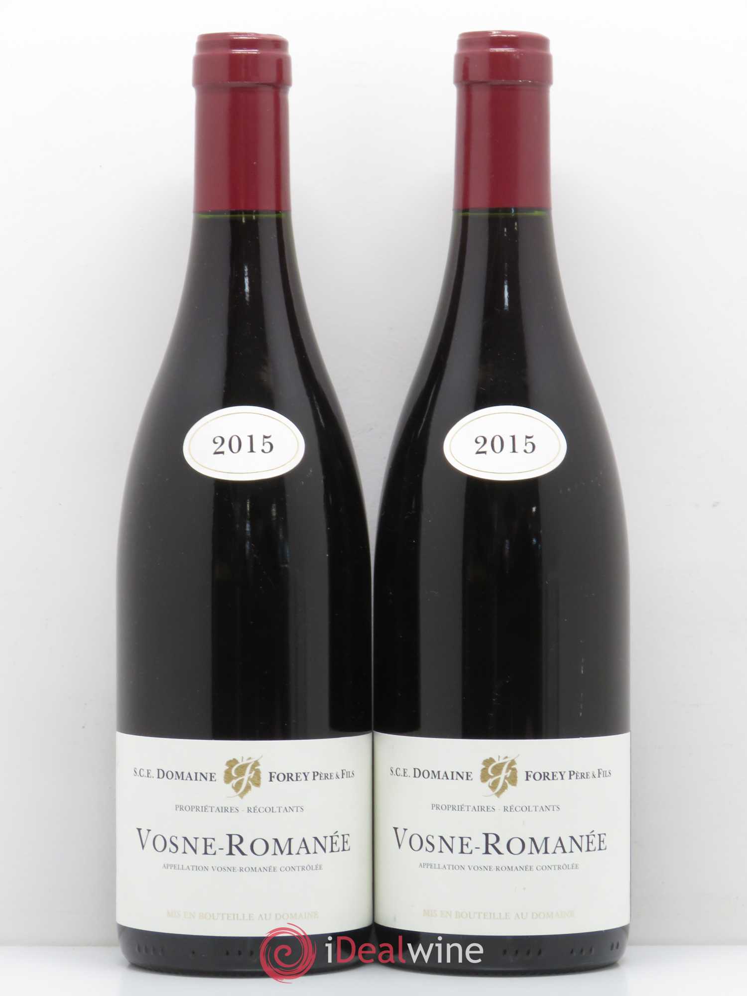 Vosne-Romanée Domaine Régis Forey 2015 - Lot de 2 bouteilles - 0