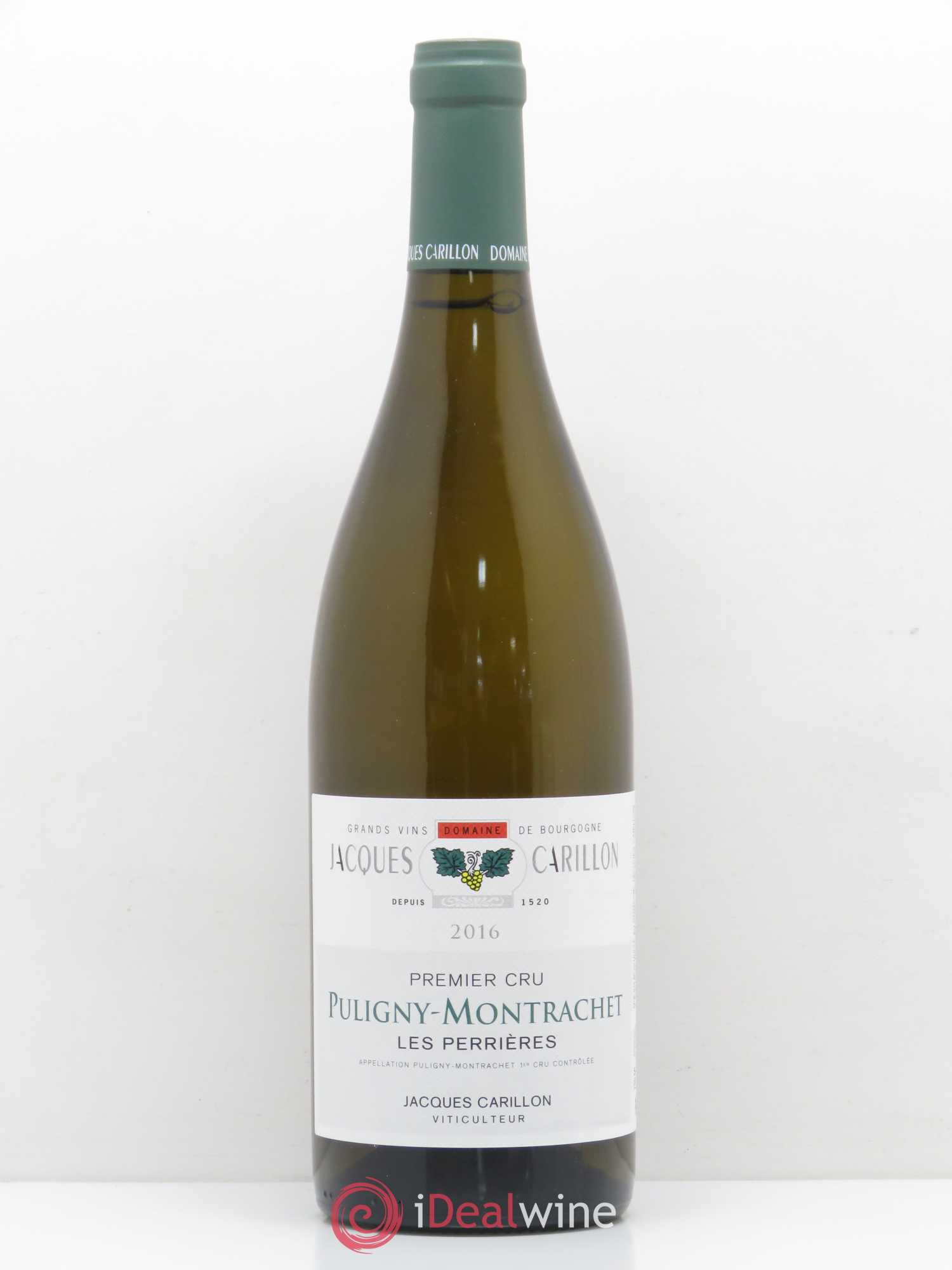 Puligny-Montrachet 1er Cru Les Perrieres Domaine Jacques Carillon 2016 - Posten von 1 Flasche - 0