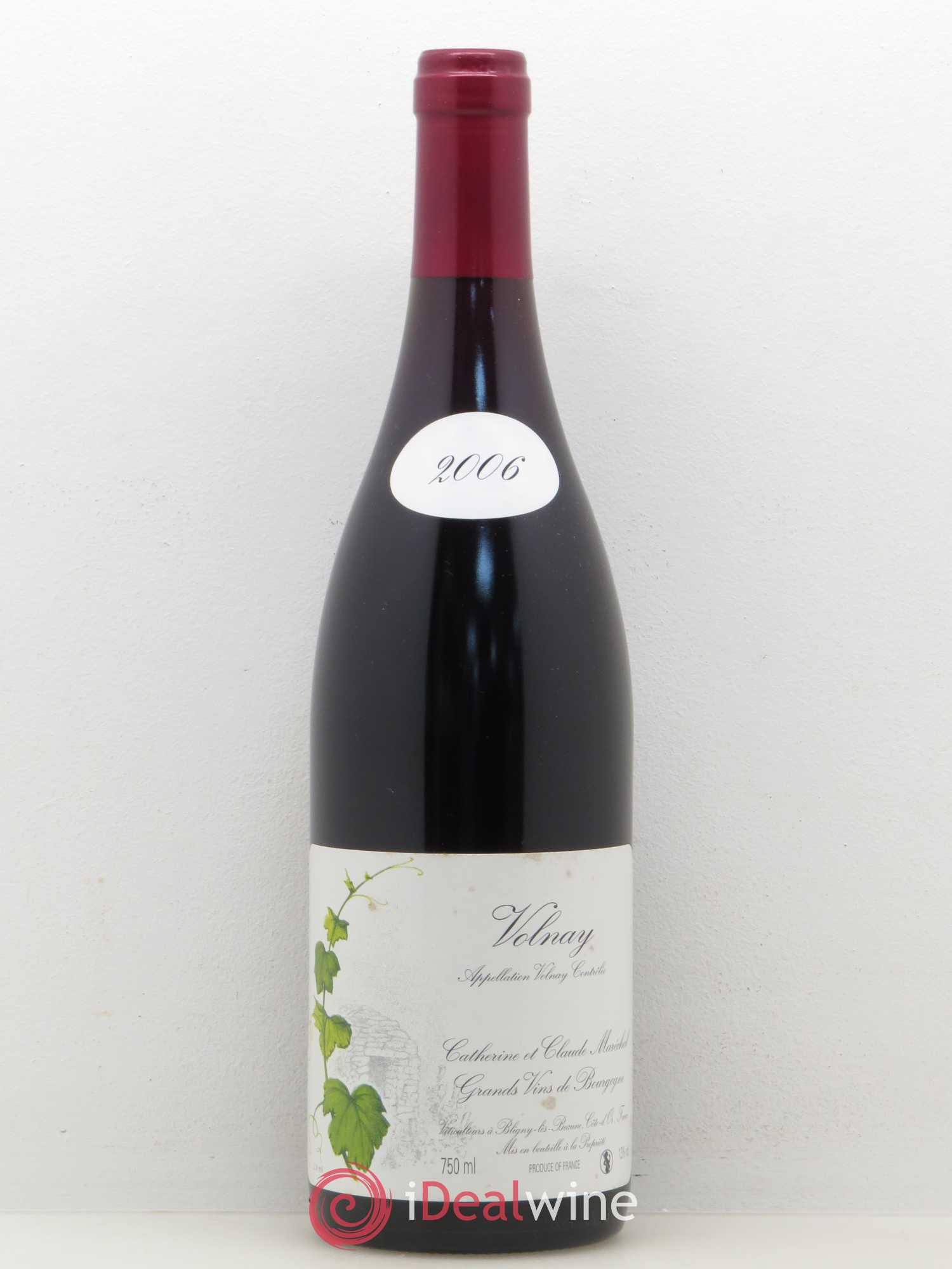 Volnay Domaine Catherine et Claude Maréchal 2006 - Lot de 1 bouteille - 0