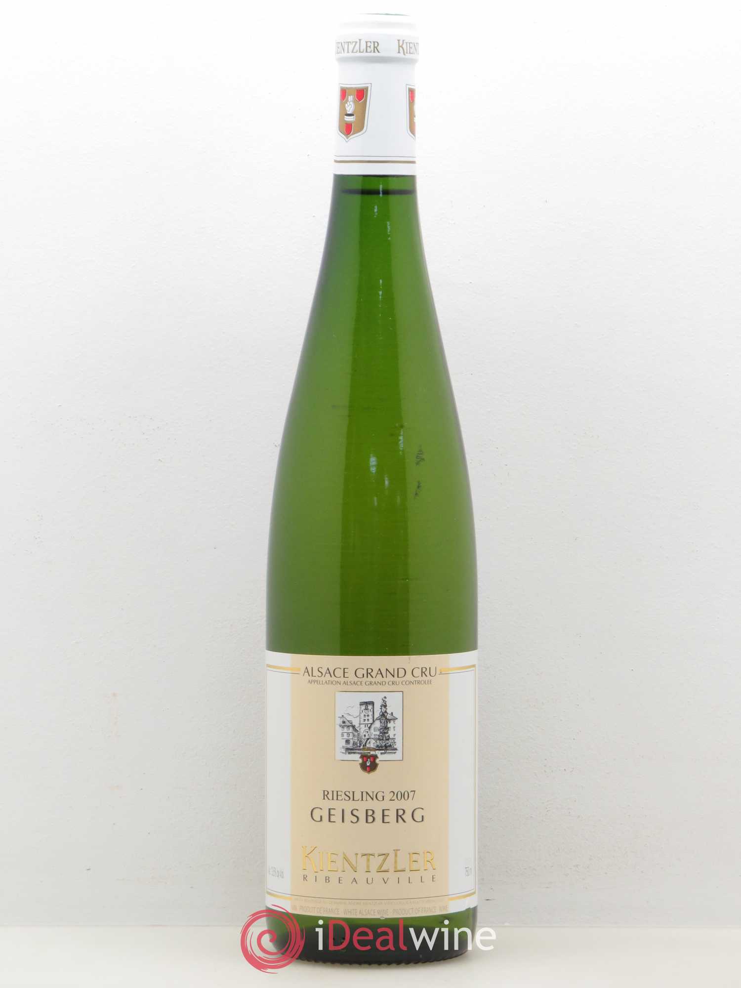 Alsace Riesling Grand Cru Geisberg Kientzler 2007 - Lot de 1 bouteille - 0