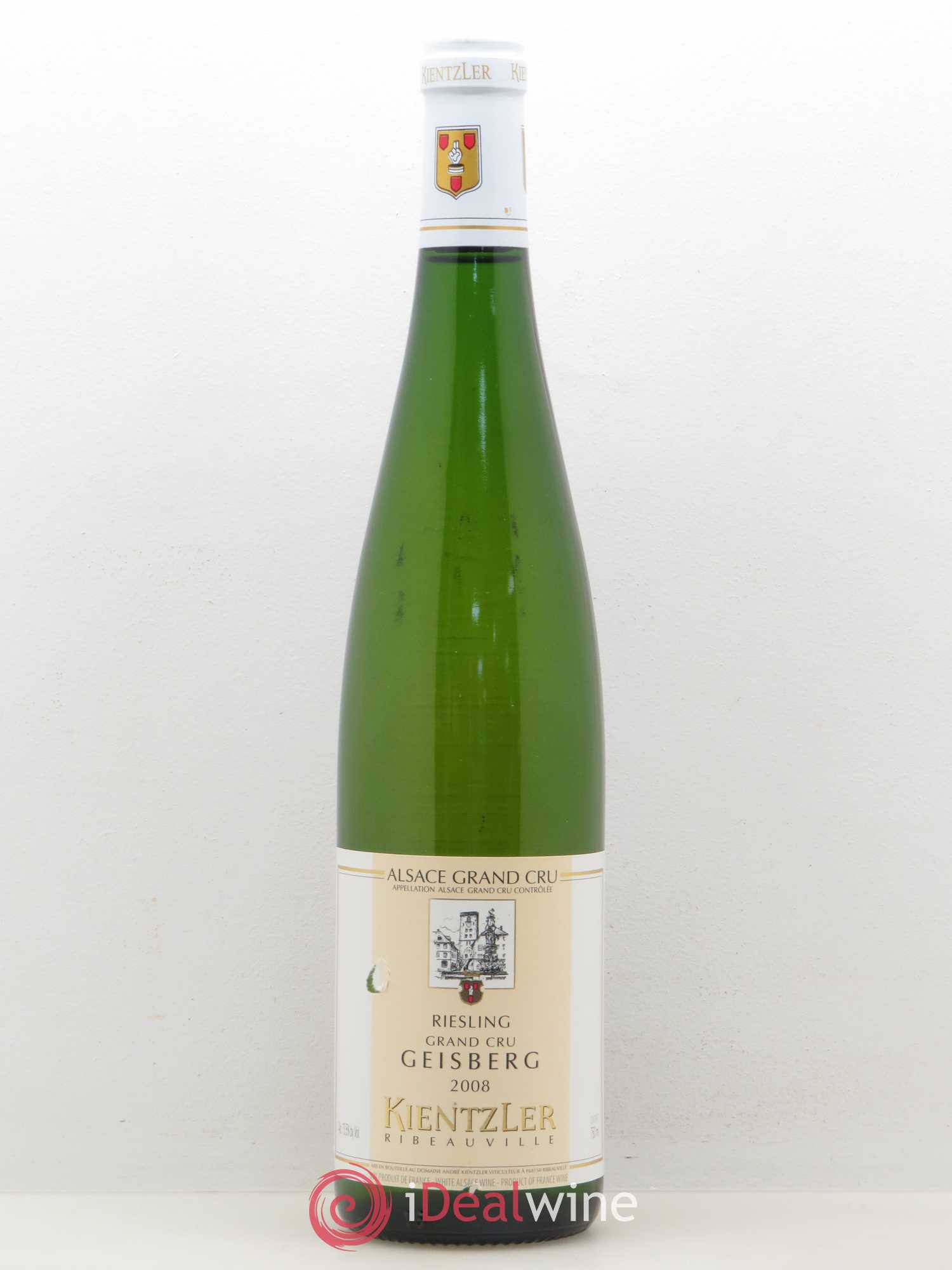 Alsace Riesling Grand Cru Geisberg Kientzler 2008 - Lot de 1 bouteille - 0