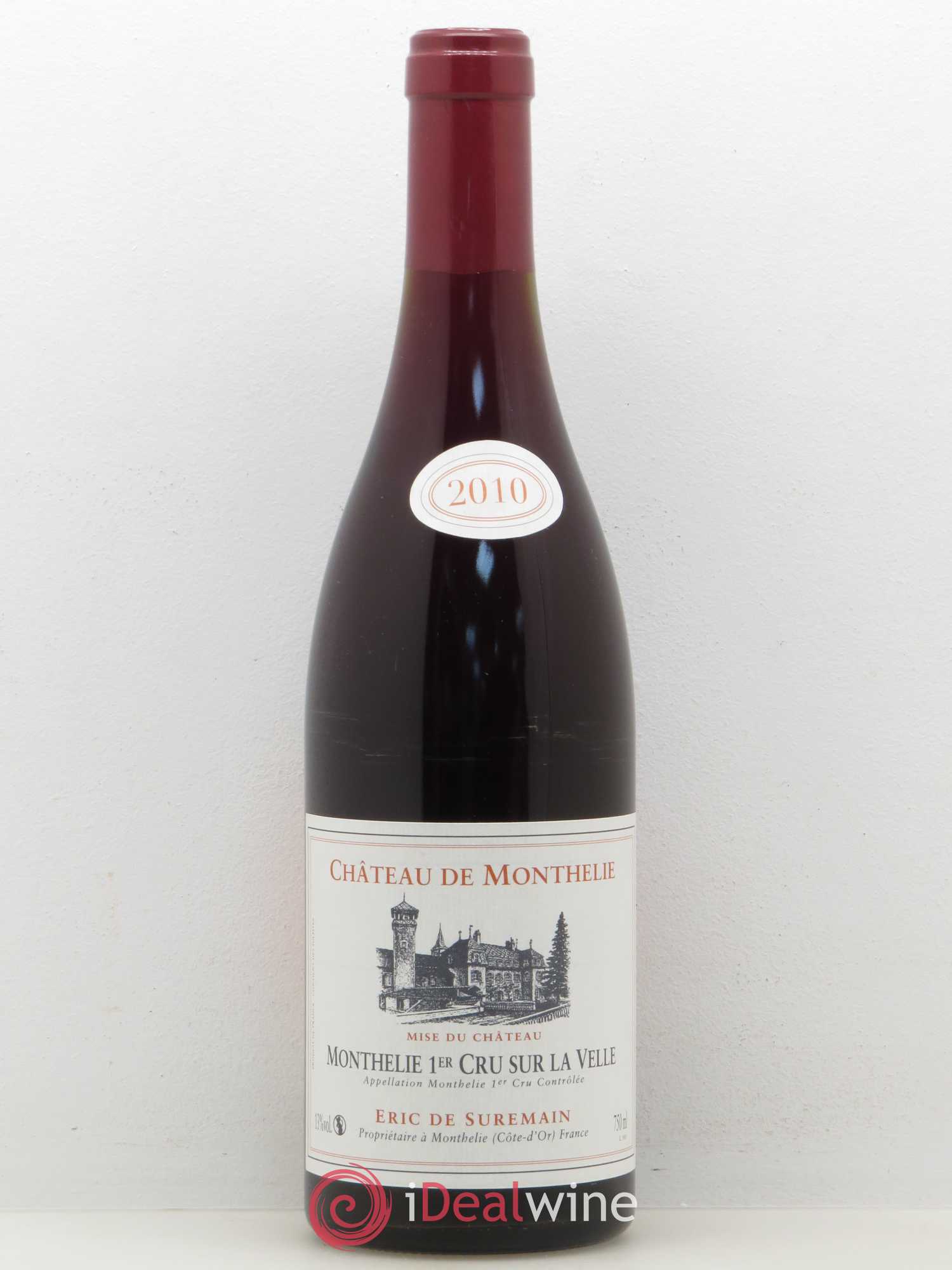Monthélie 1er Cru Sur La Velle Château de Monthélie Eric De Suremain 2010 - Posten von 1 Flasche - 0